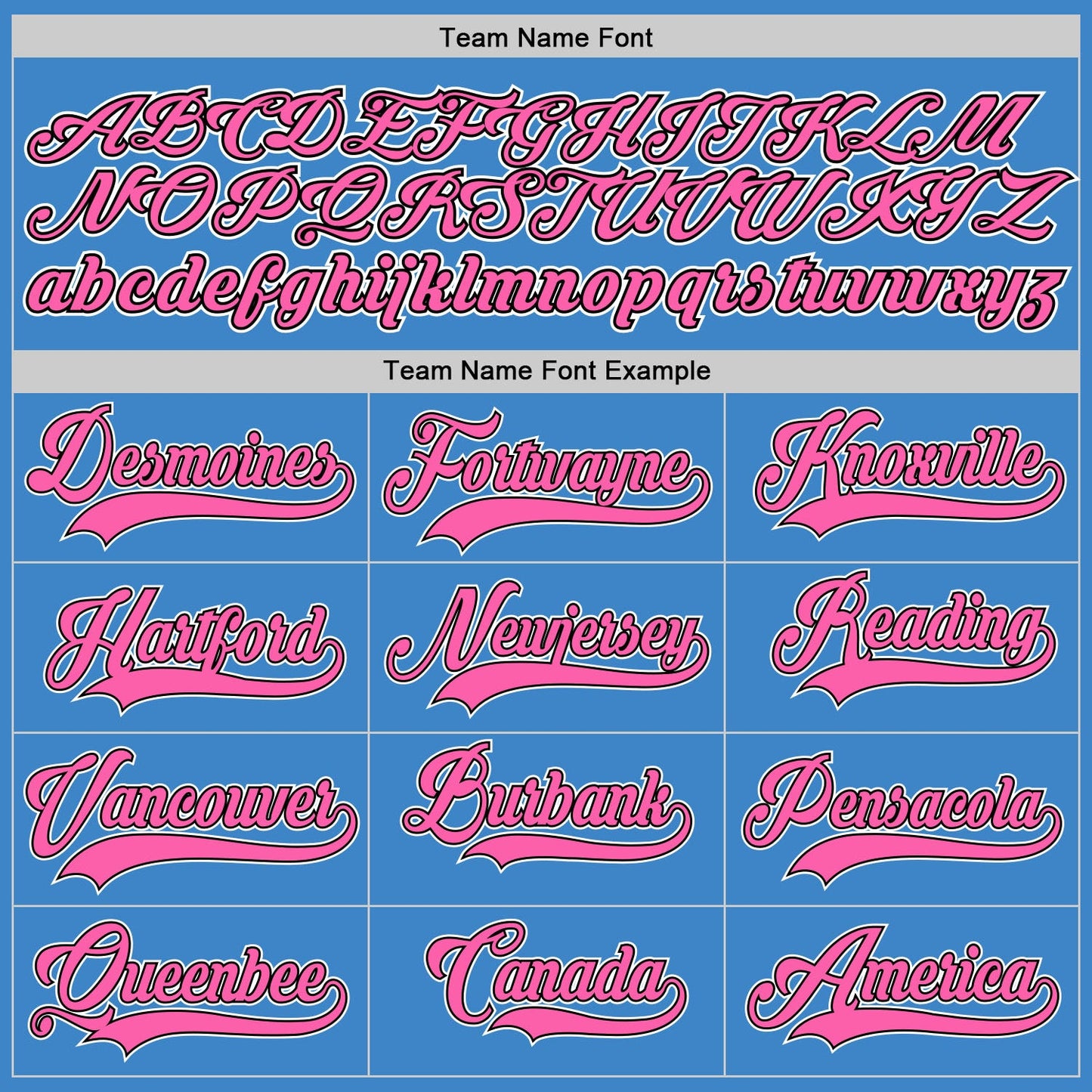 Custom Powder Blue Pink-Black Authentic Baseball Jersey view 4