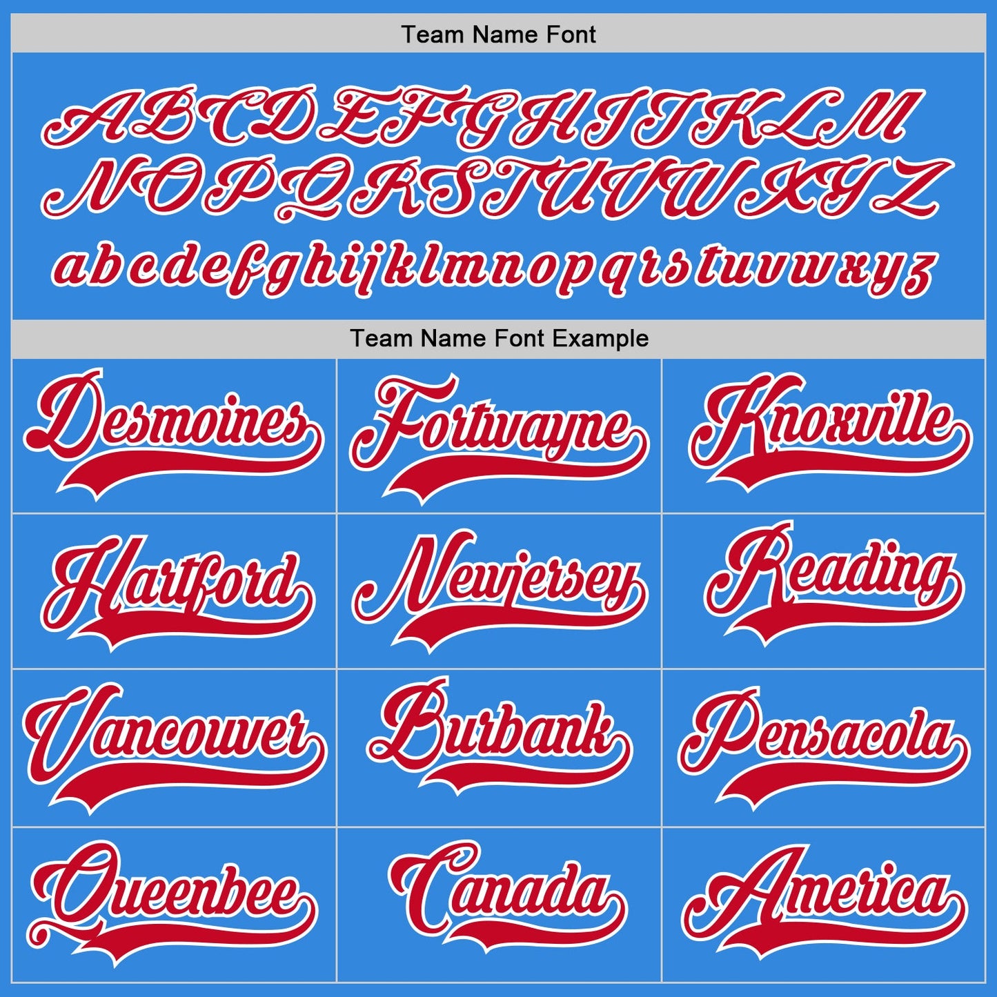 Custom Powder Blue Red-White Hockey Jersey view 4