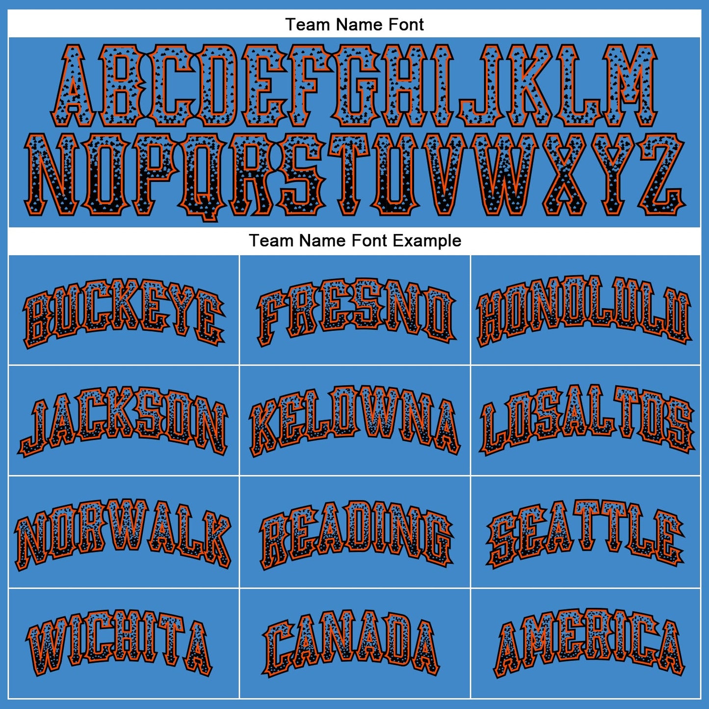 Custom Powder Blue Black-Orange Authentic Drift Fashion Baseball Jersey view 4
