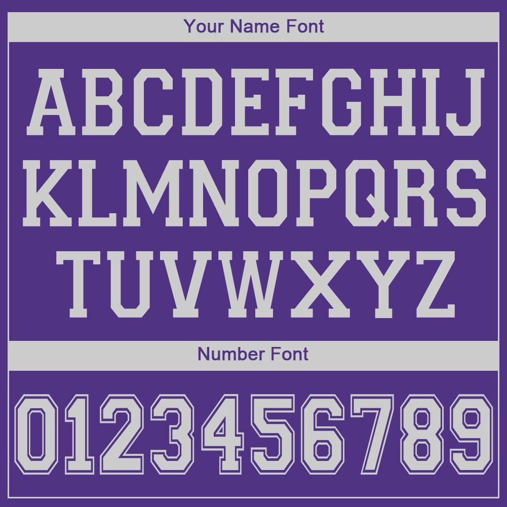 Custom Purple White V-Neck Basketball Jersey view 3