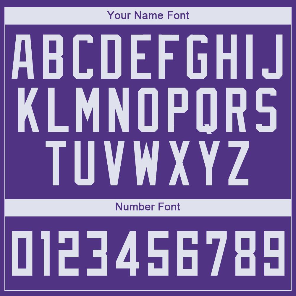 Custom Purple White Round Neck Basketball Jersey view 3