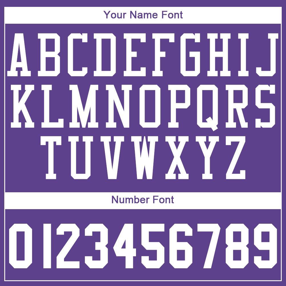 Custom Purple White Round Neck Basketball Uniform Jersey view 4