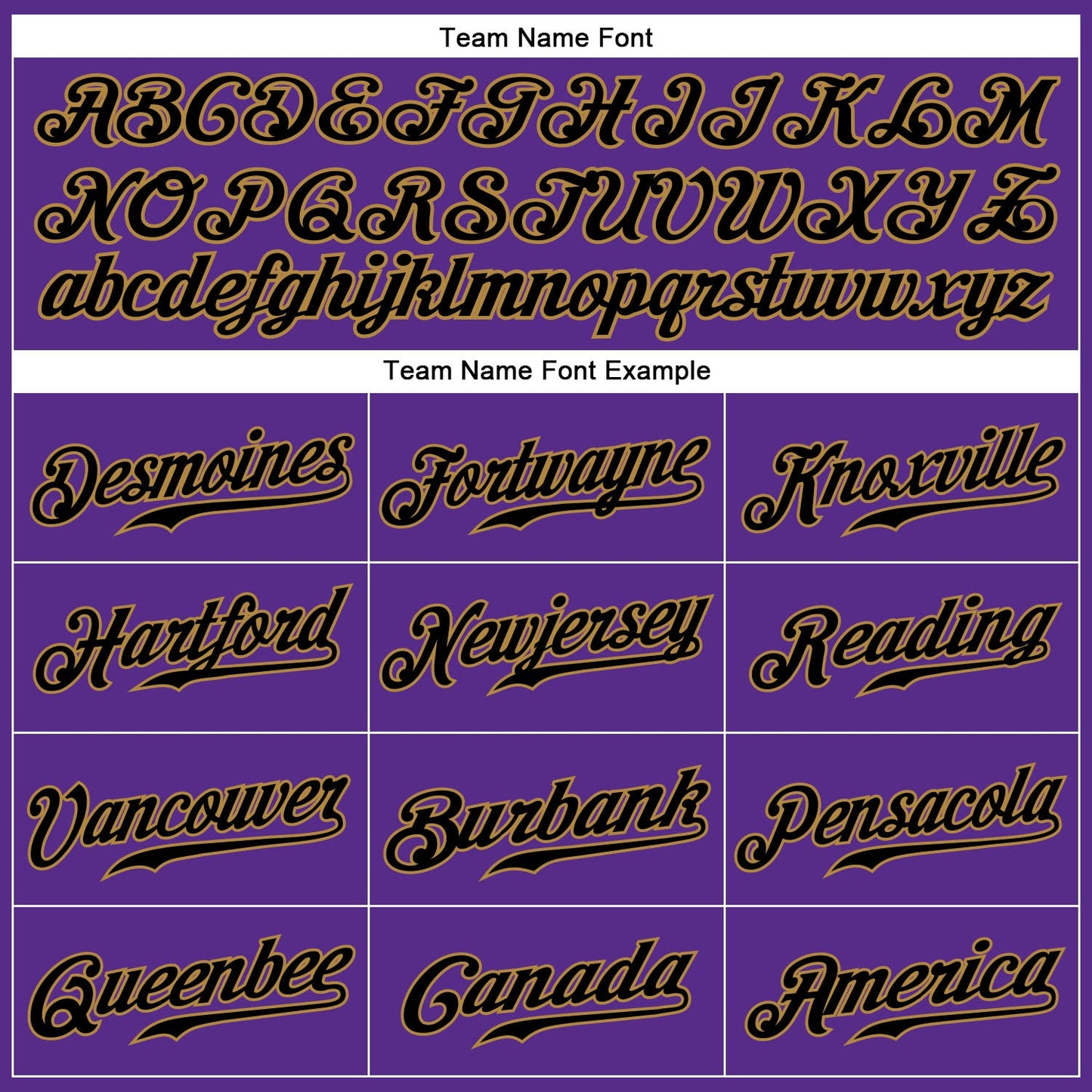Custom Purple Black Pinstripe Black-Old Gold Authentic Baseball Jersey view 4