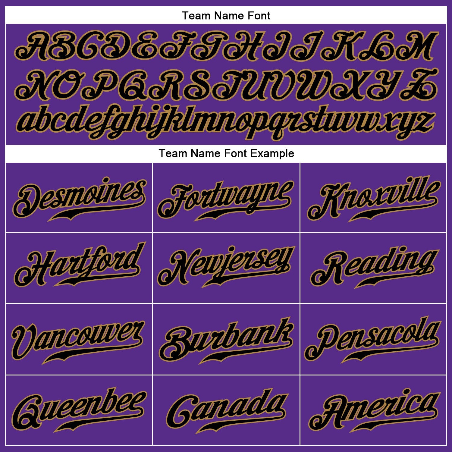 Custom Purple Black Pinstripe Black-Old Gold Authentic Baseball Jersey view 4