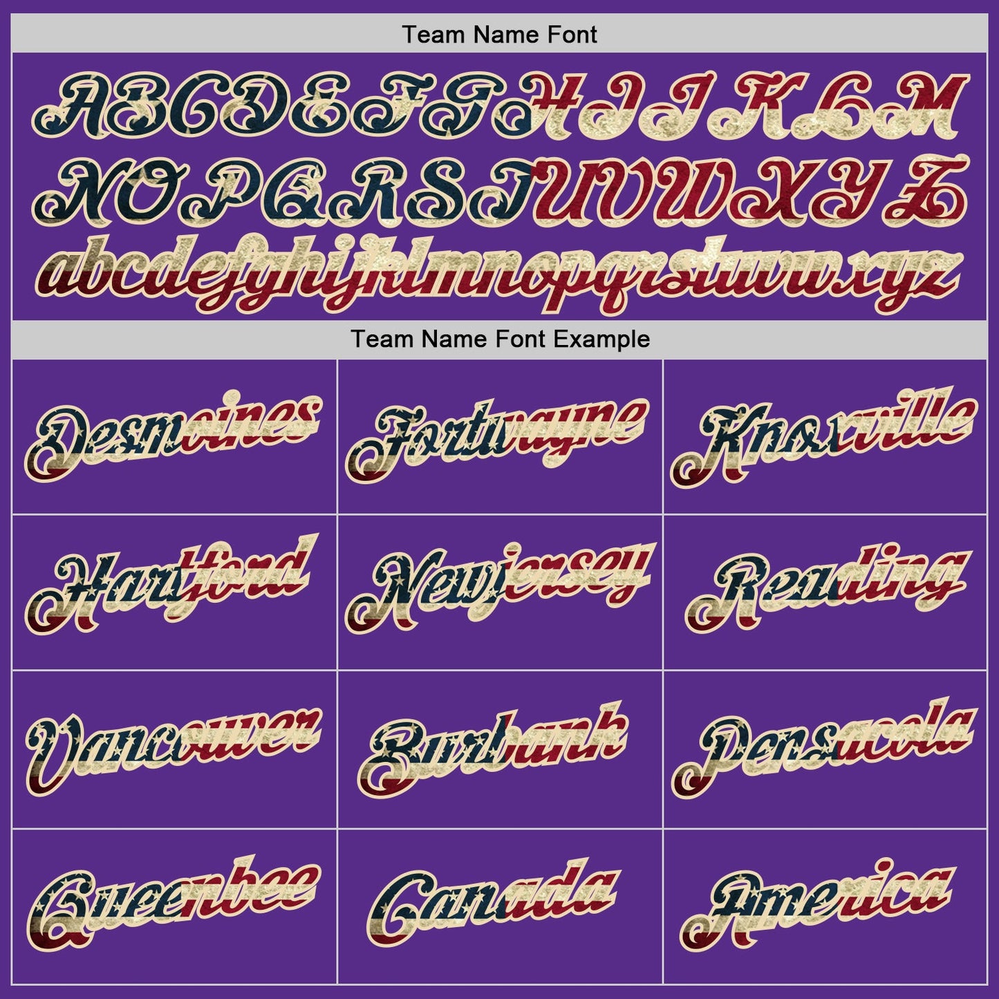Custom Stitched Purple Vintage USA Flag-Cream Sports Pullover Sweatshirt Hoodie view 6