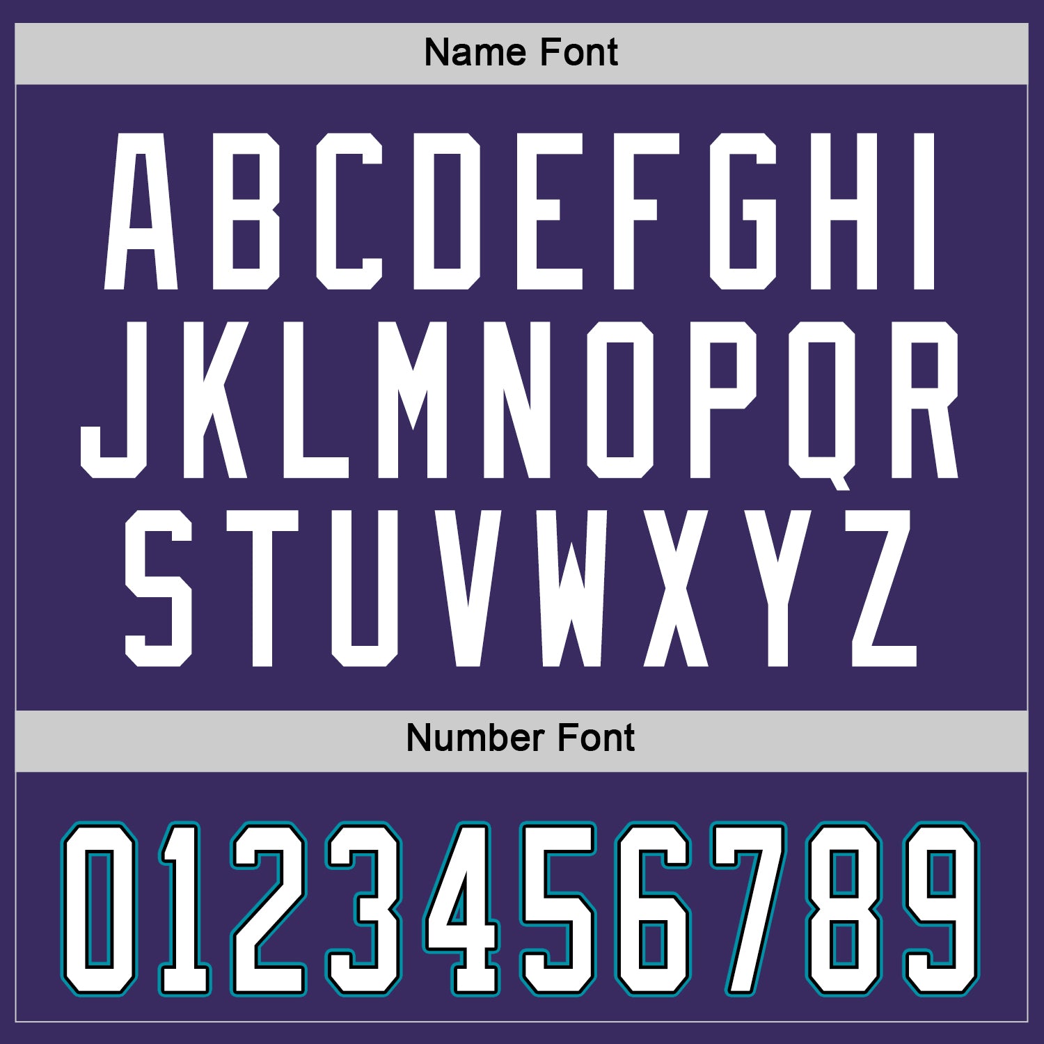 Custom Purple White-Teal Hockey Jersey view 3