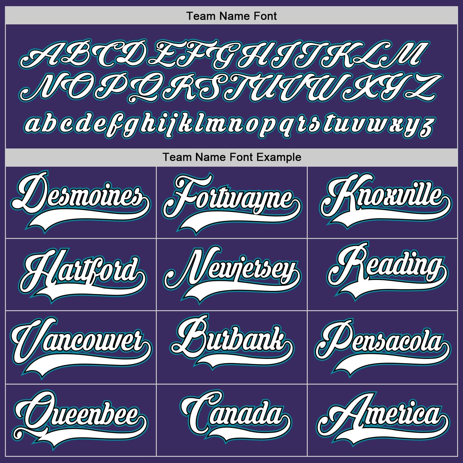 Custom Purple White-Teal Hockey Jersey view 4