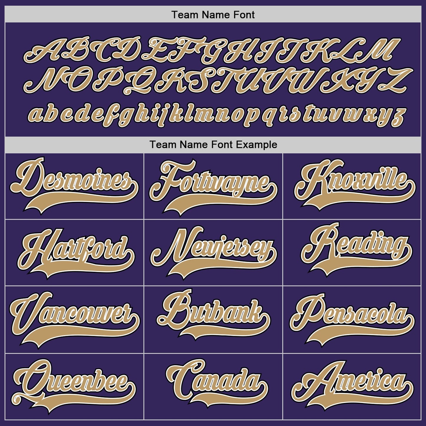 Custom Purple Old Gold-Black Hockey Jersey view 4