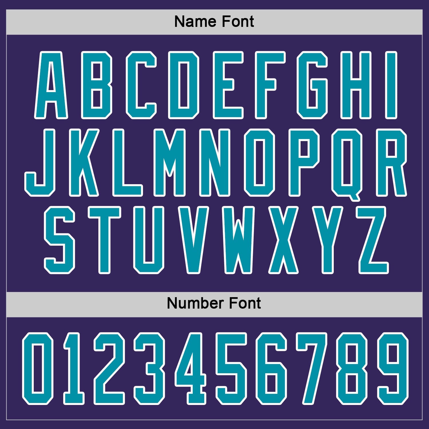 Custom Purple Teal-White Hockey Jersey view 3