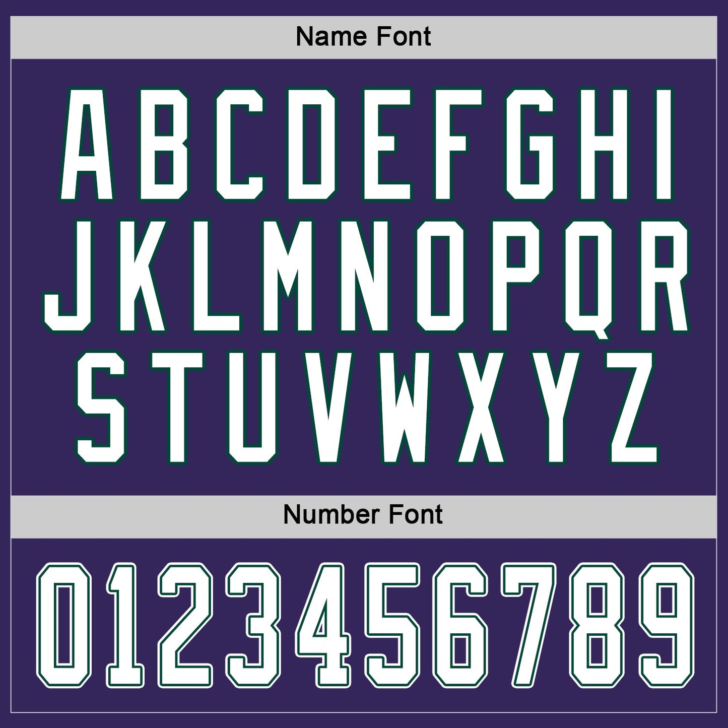 Custom Purple White-Green Hockey Jersey view 3