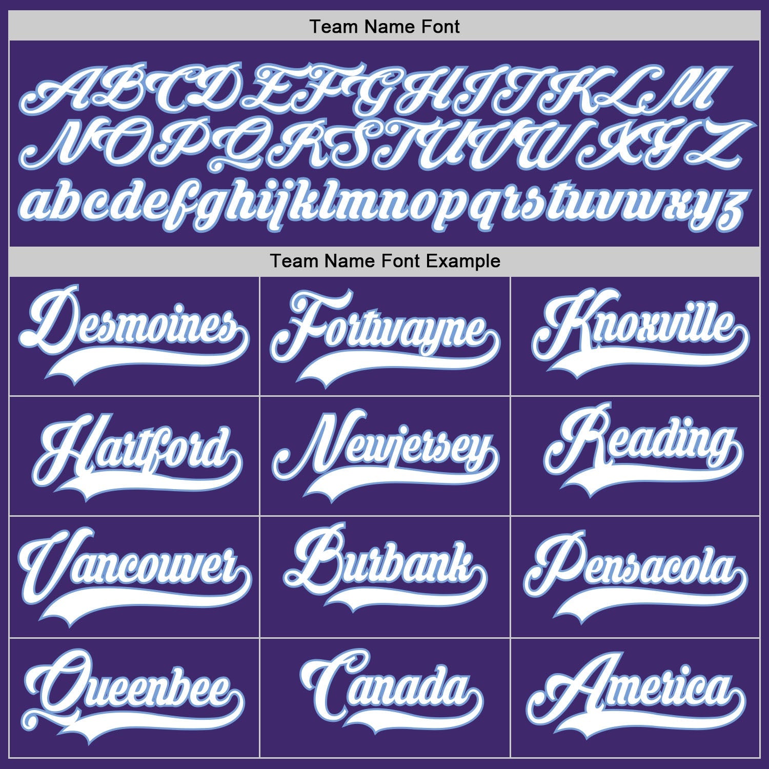 Custom Purple White-Light Blue Authentic Baseball Jersey view 4