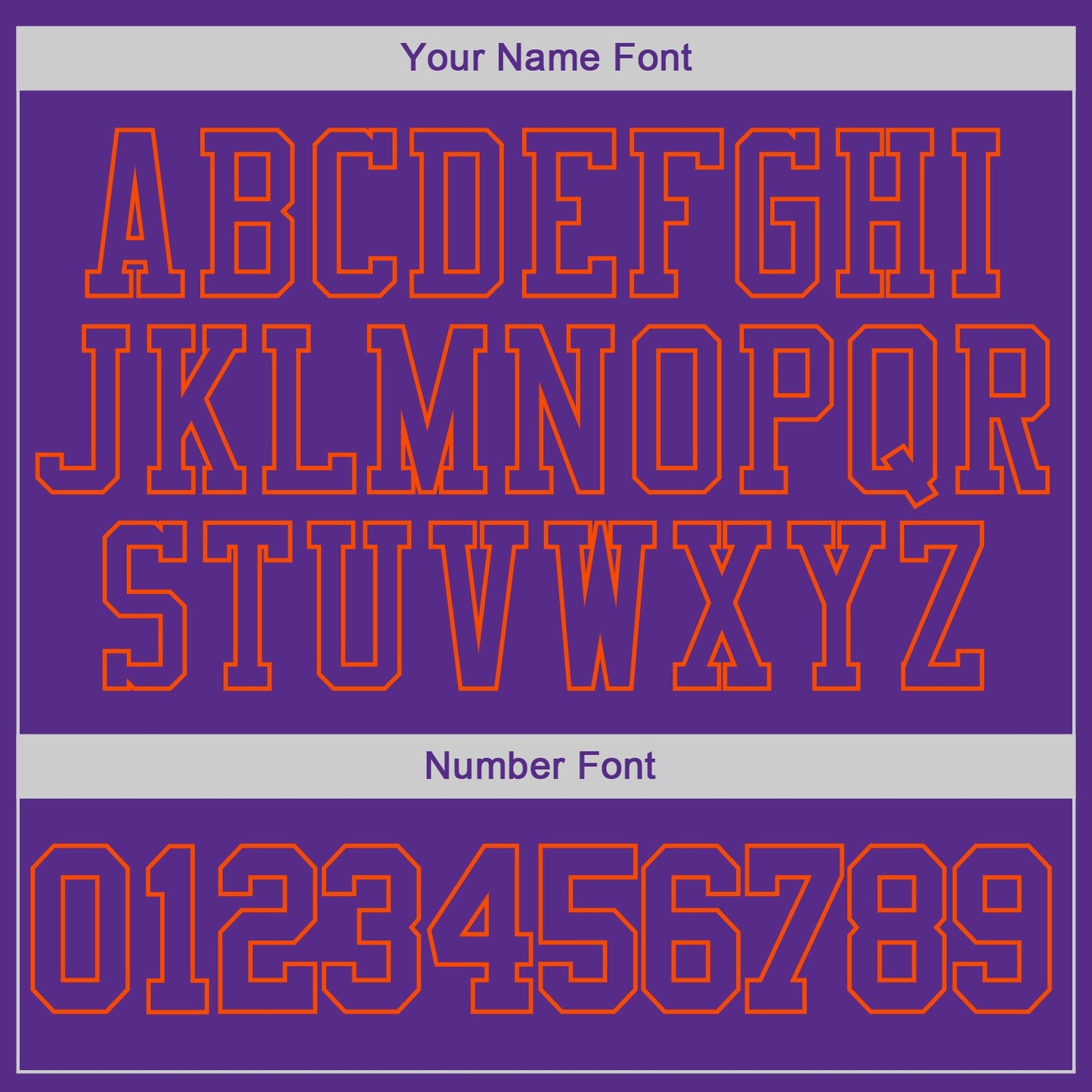 Custom Stitched Purple Purple-Orange Sports Pullover Sweatshirt Hoodie view 4
