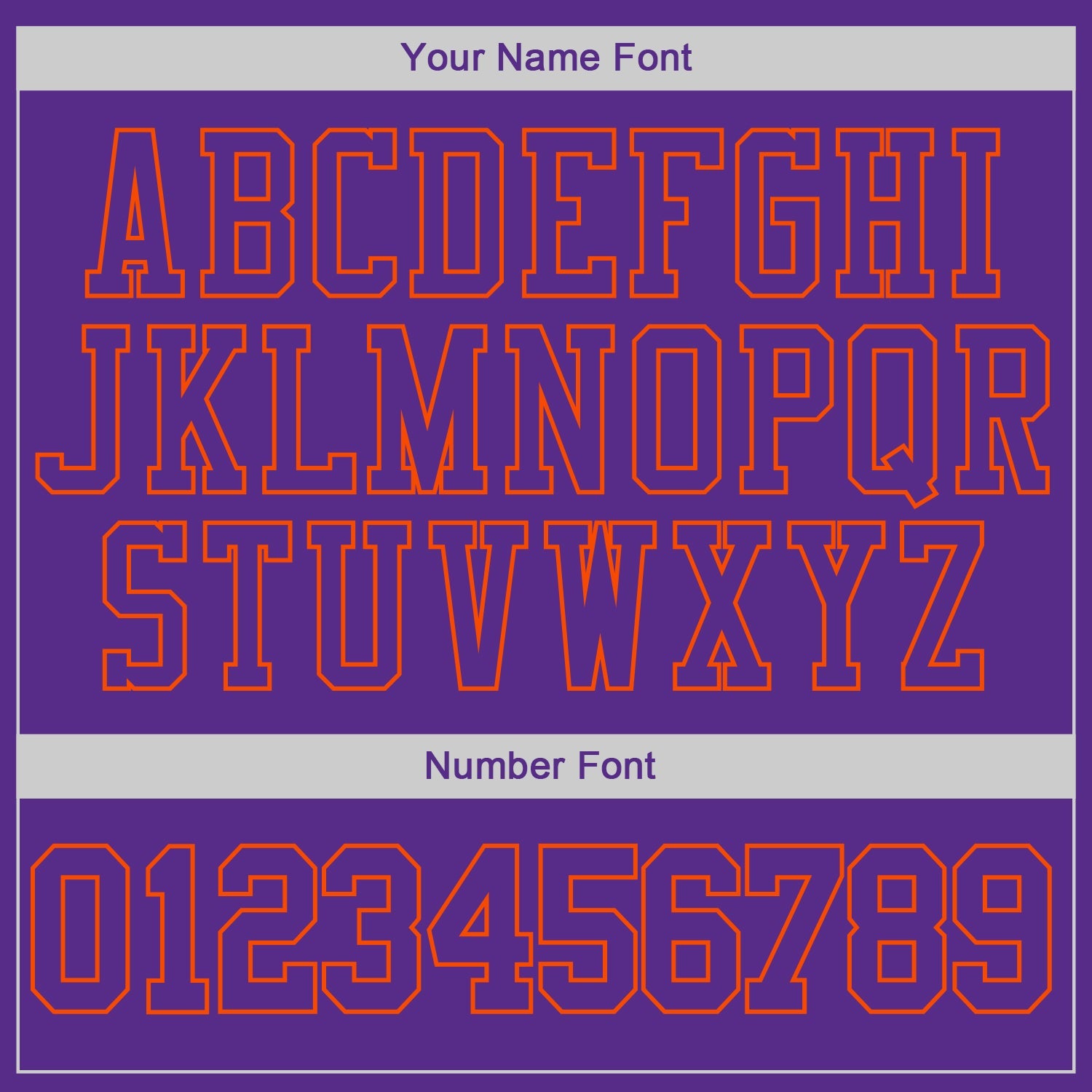 Custom Stitched Purple Purple-Orange Sports Pullover Sweatshirt Hoodie view 4