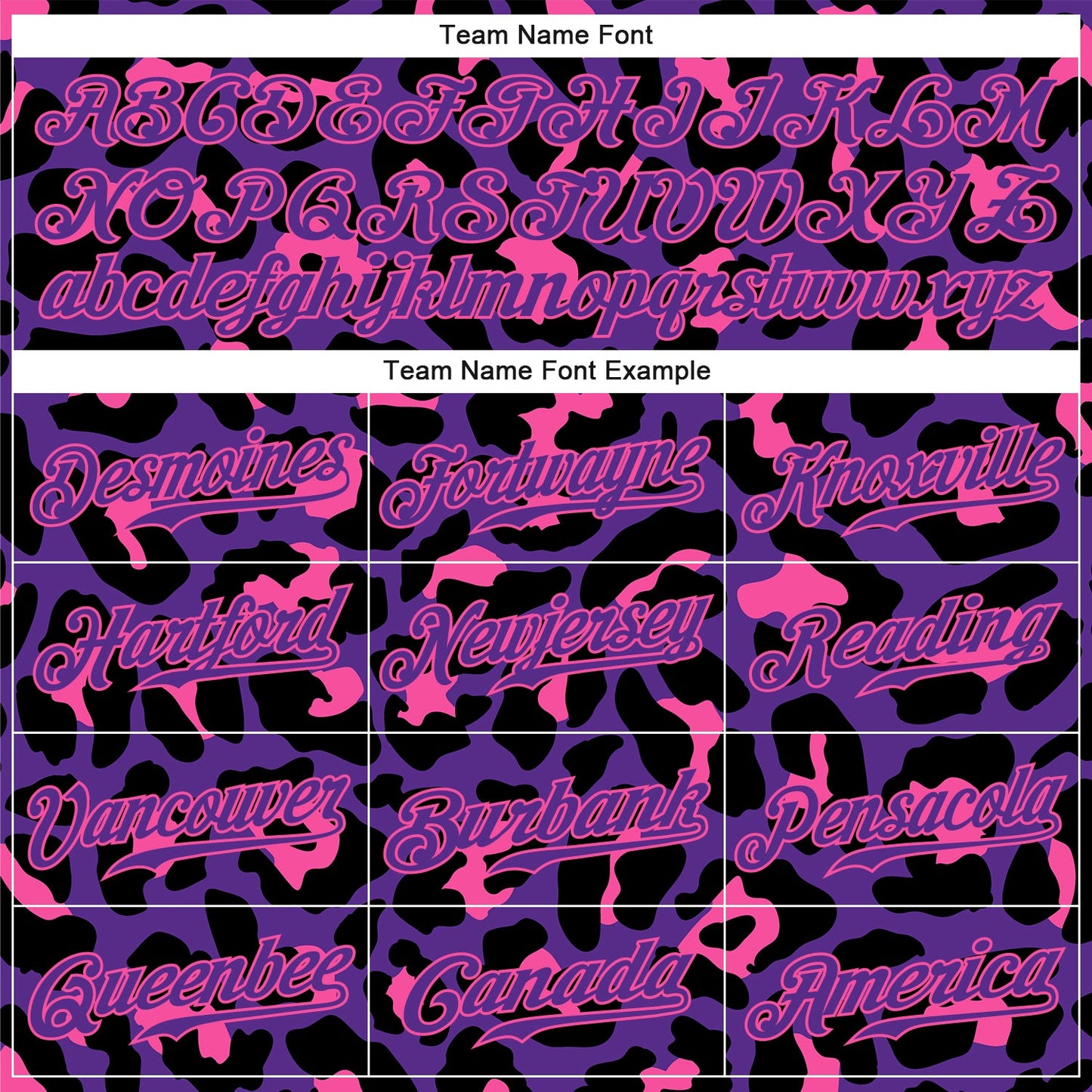 Custom Purple Purple-Pink 3D Pattern Design Leopard Authentic Baseball Jersey view 4