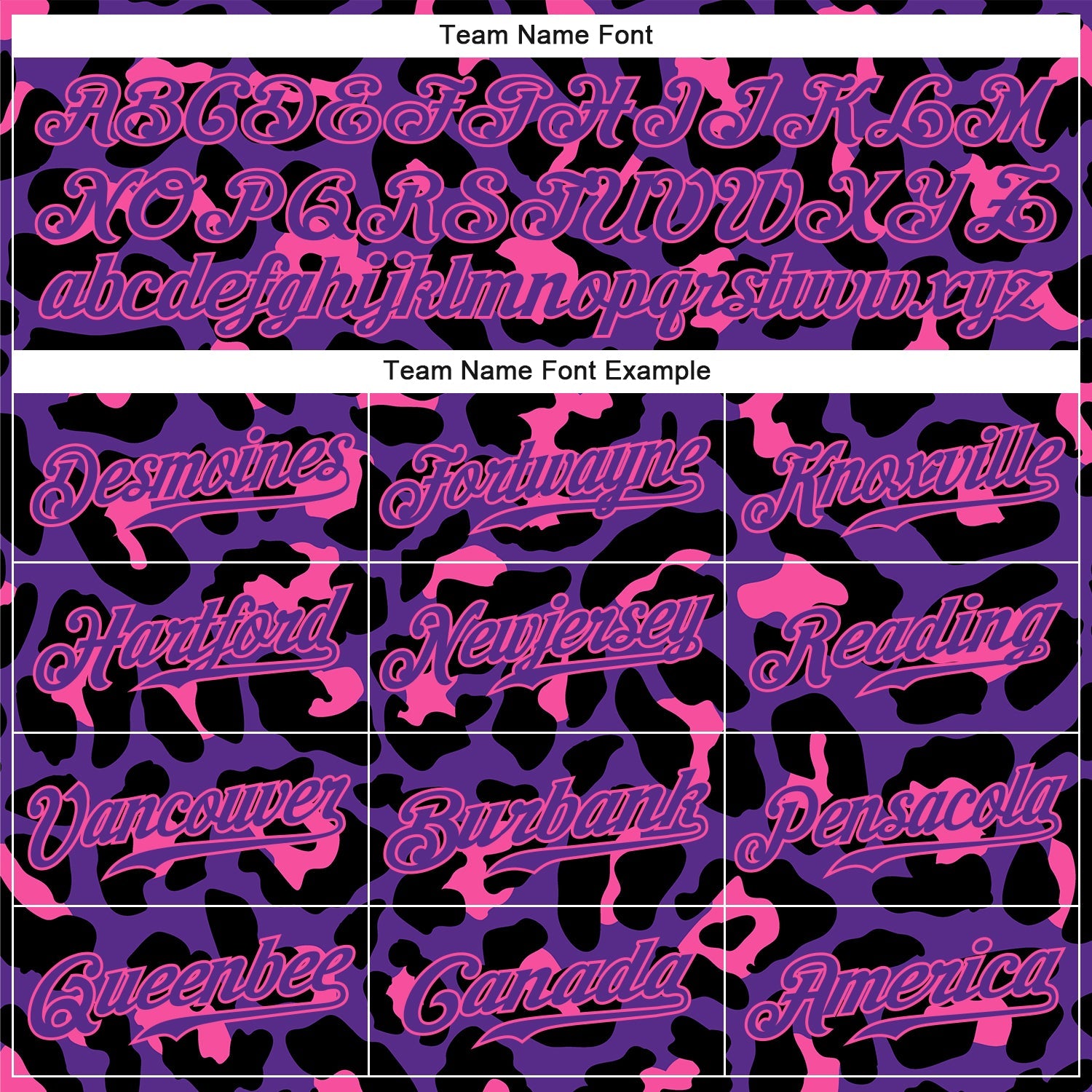 Custom Purple Purple-Pink 3D Pattern Design Leopard Authentic Baseball Jersey view 4