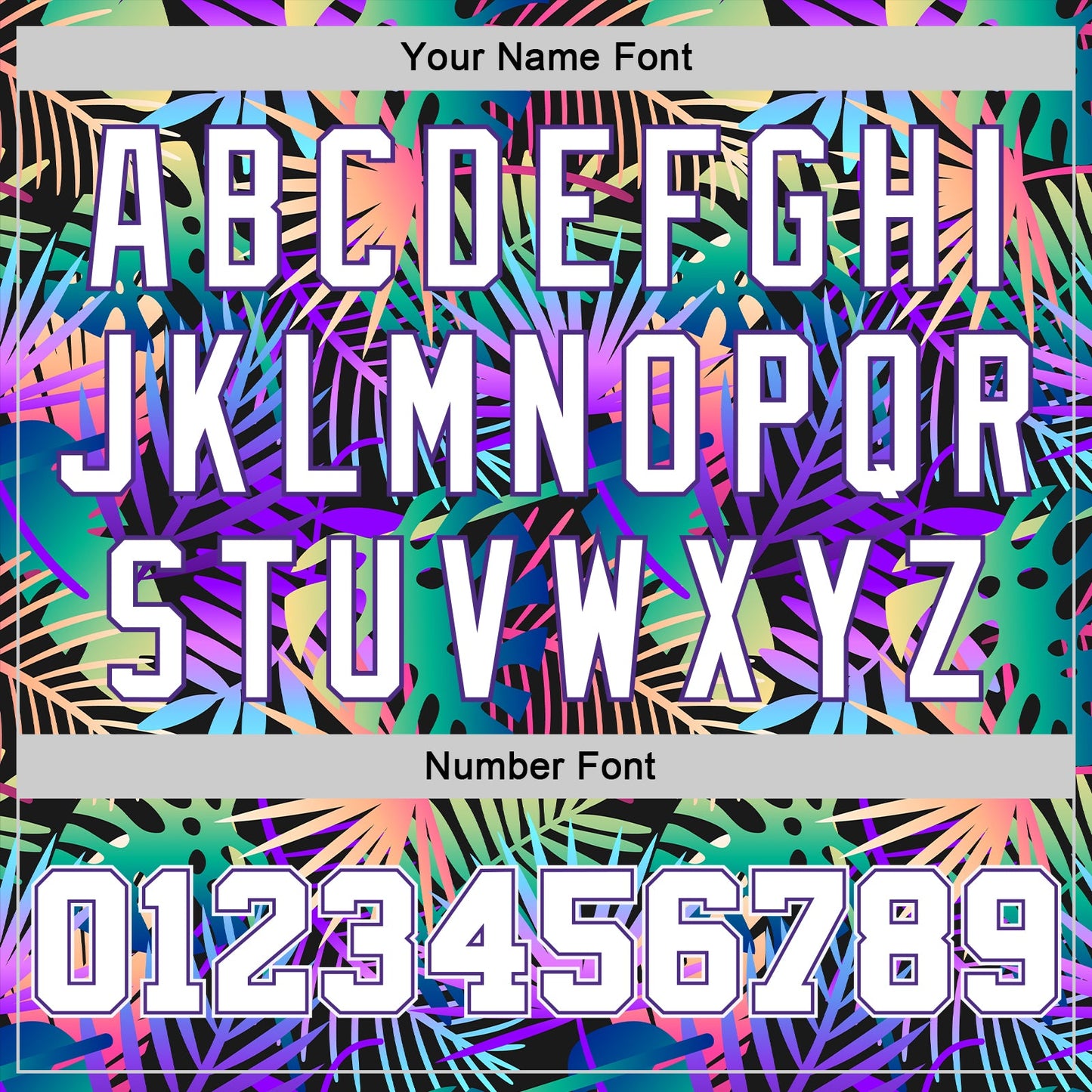Custom Purple White-Purple 3D Pattern Tropical Hawaii Plants Authentic Basketball Jersey view 4