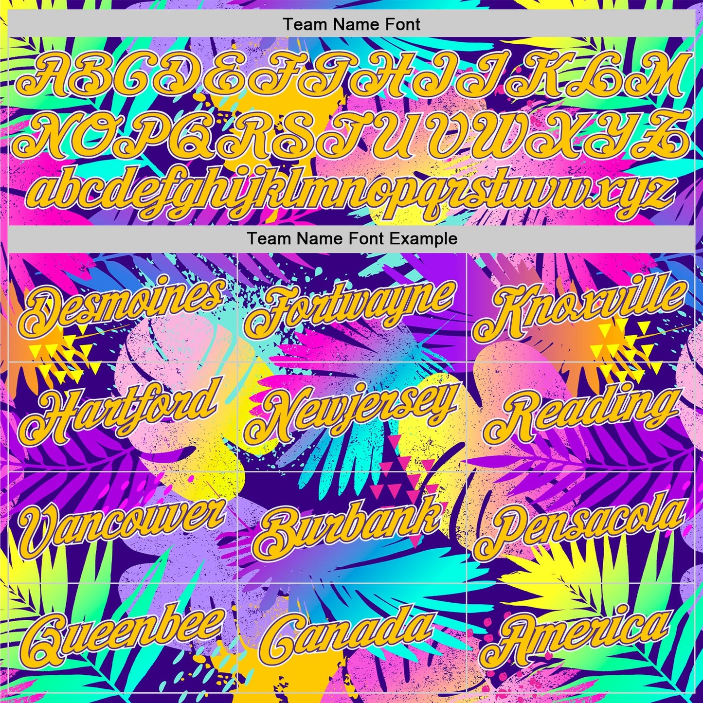 Custom Purple Gold-White 3D Pattern Tropical Hawaii Plants Authentic Basketball Jersey view 3