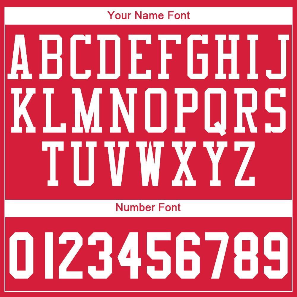 Custom Red White Round Neck Basketball Uniform Jersey view 4