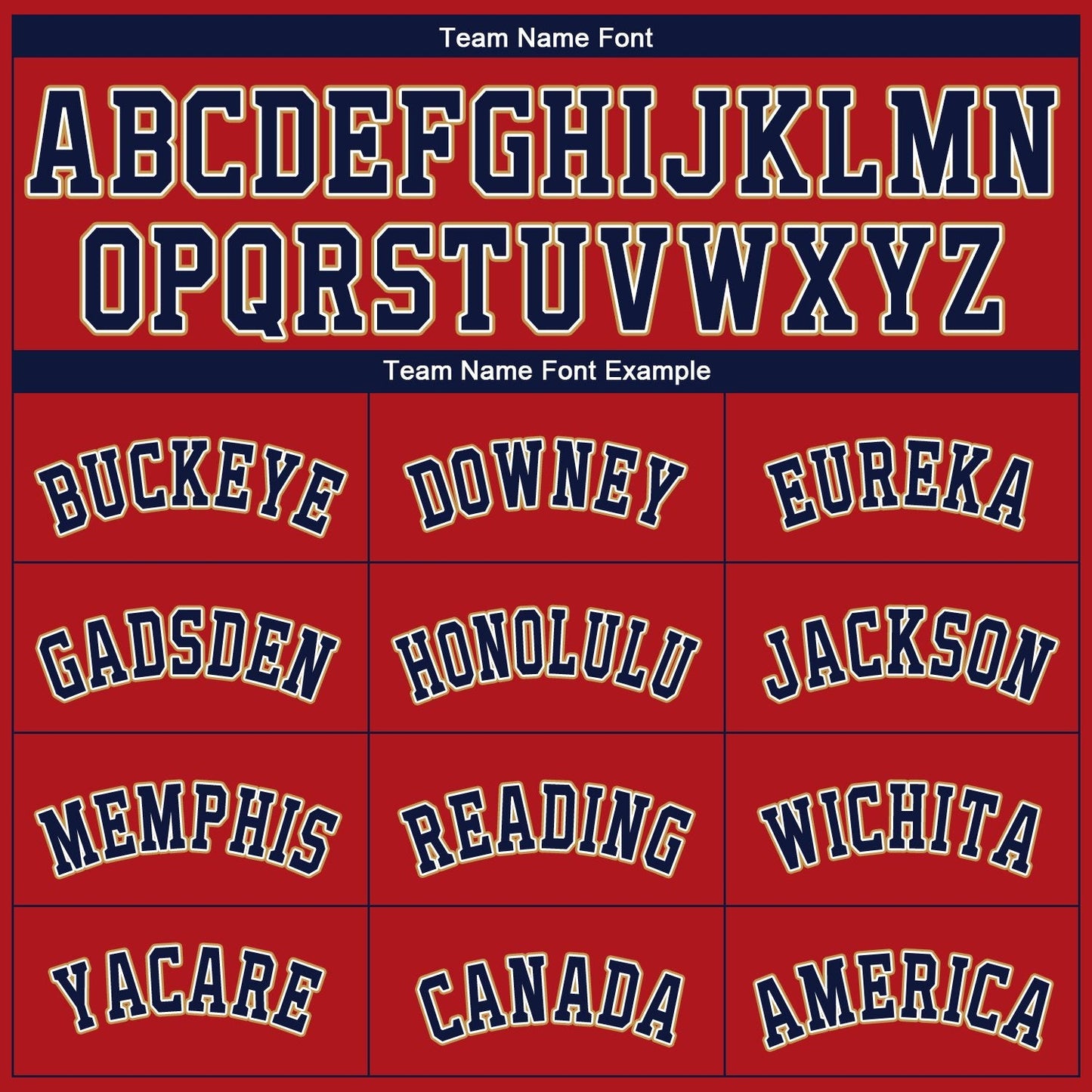 Custom Red Navy-Old Gold Authentic Baseball Jersey view 5