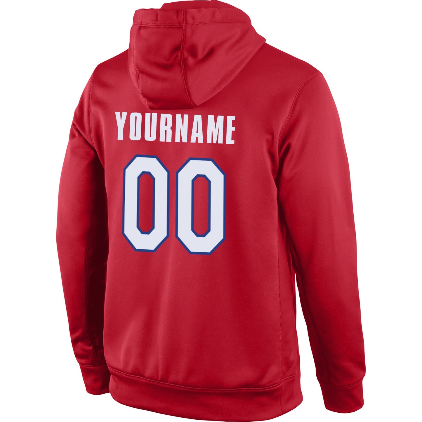 Custom Stitched Red White-Royal Sports Pullover Sweatshirt Hoodie view 3