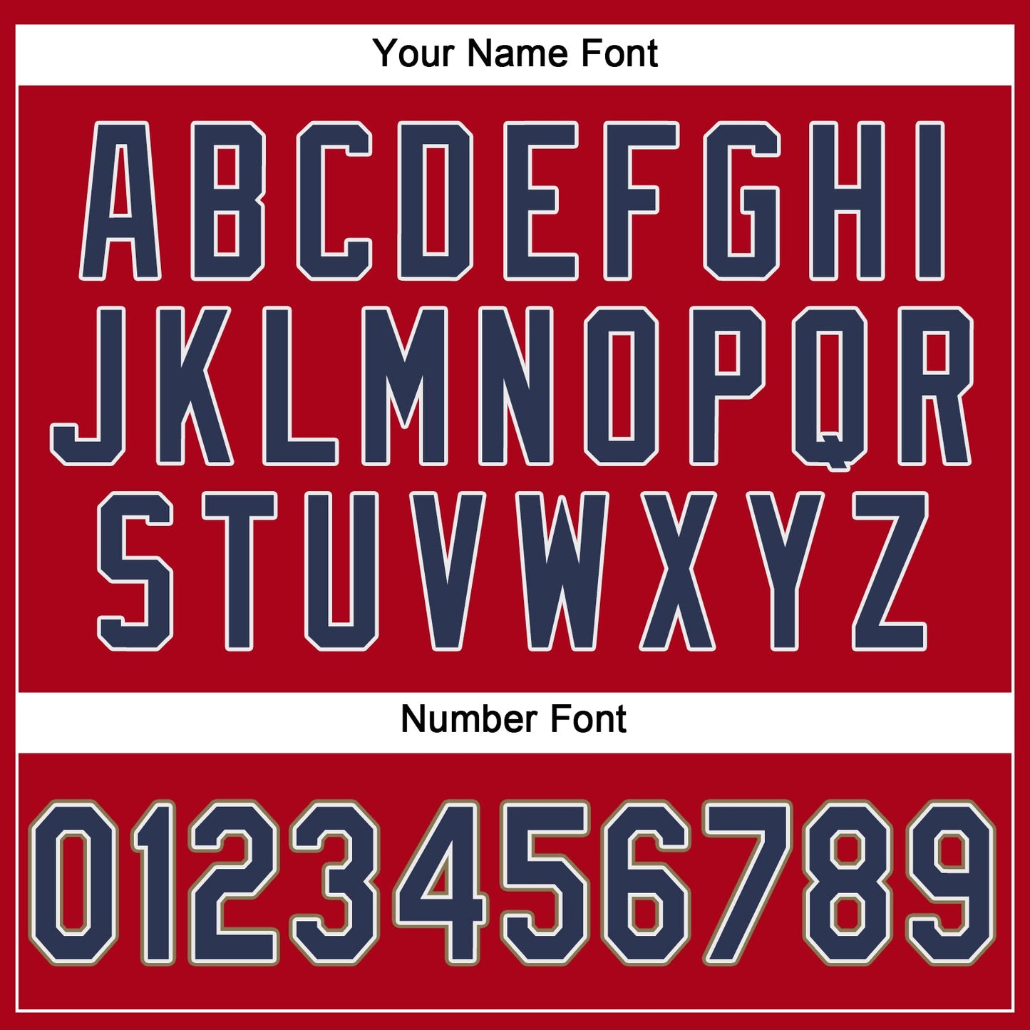 Custom Red Navy-Old Gold Performance T-Shirt view 3