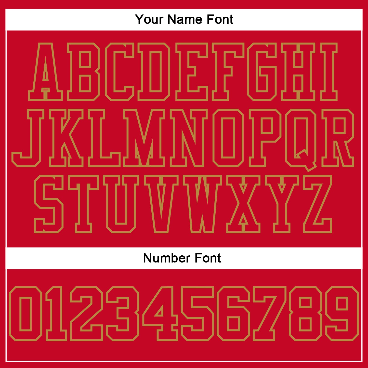 Custom Red Red-Old Gold Authentic Throwback Basketball Jersey view 4