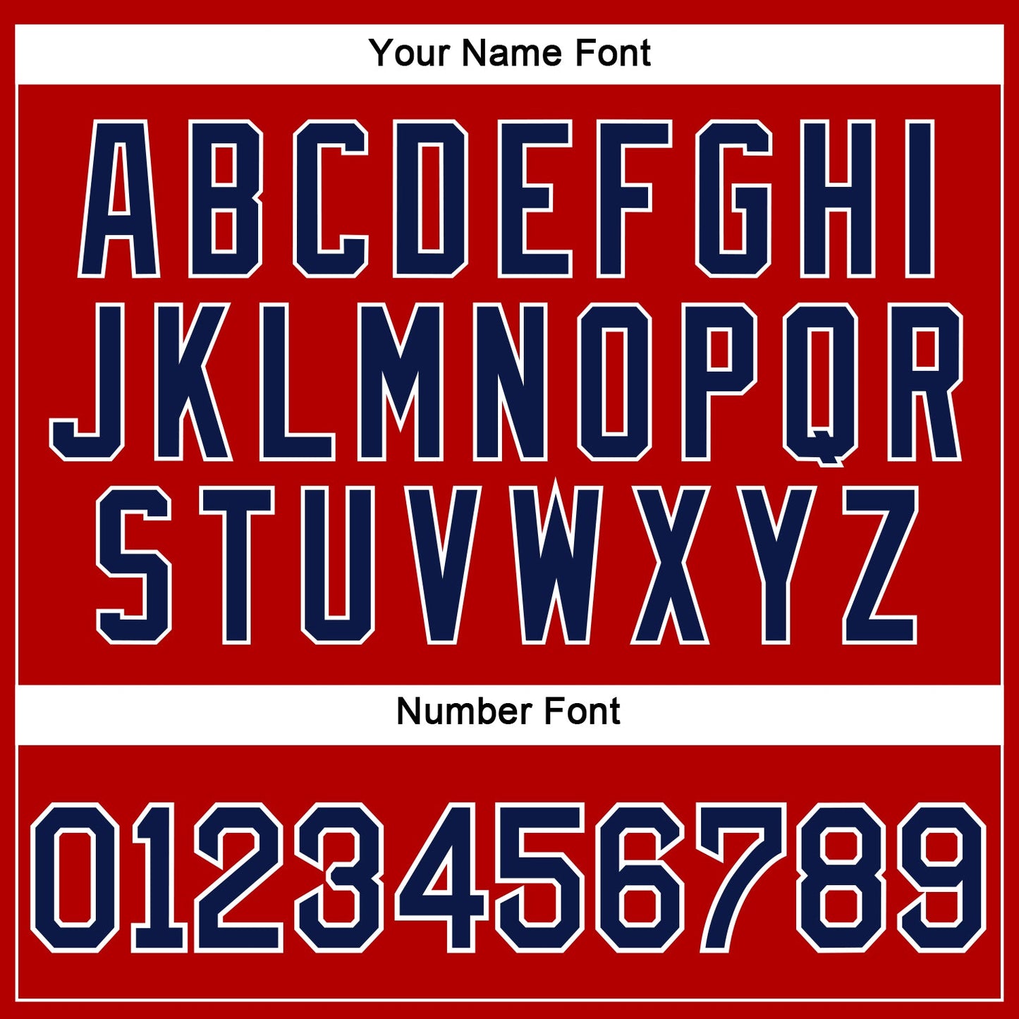 Custom Red Navy-White Authentic Baseball Jersey view 4