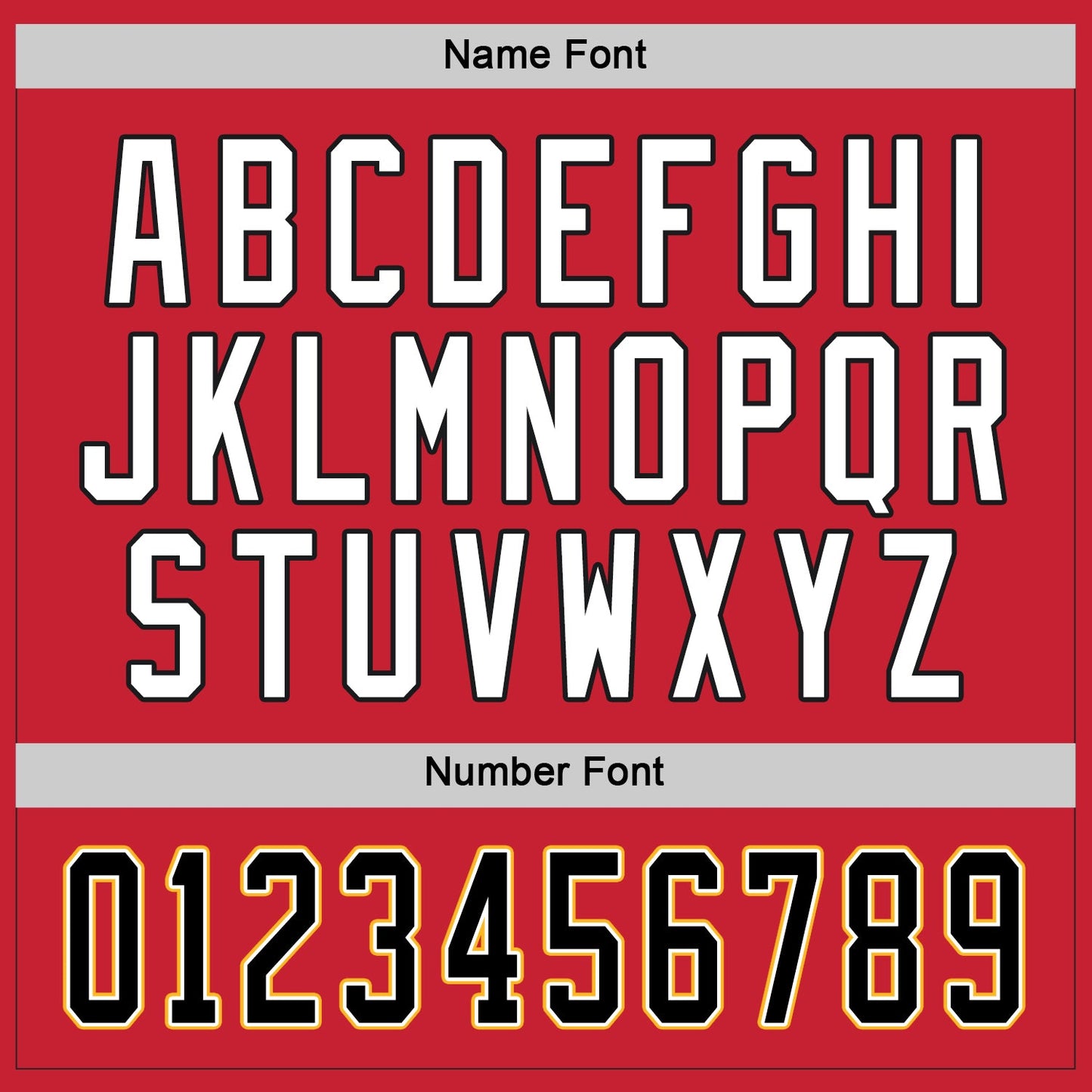 Custom Red Black-Gold Hockey Jersey view 5