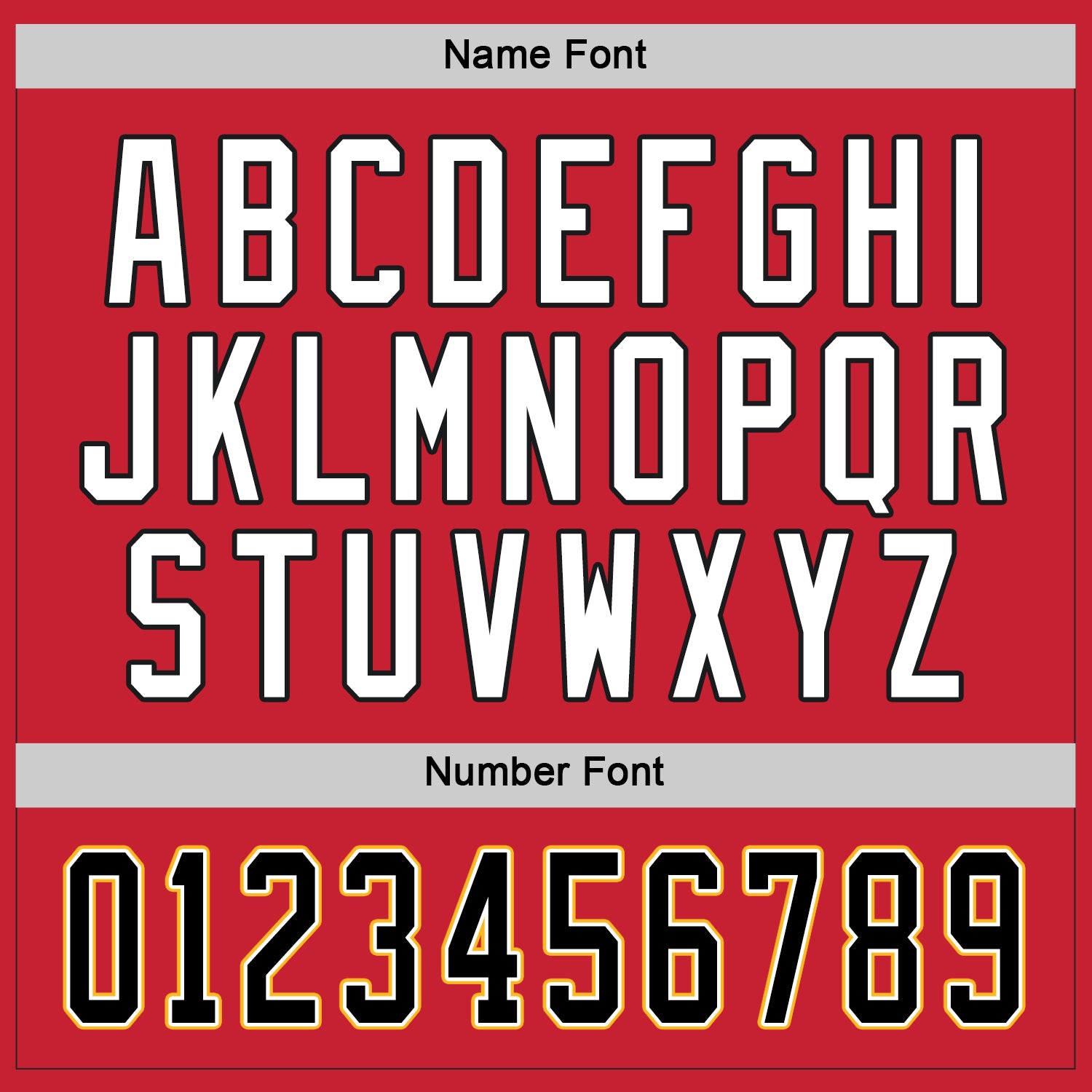 Custom Red Black-Gold Hockey Jersey view 5