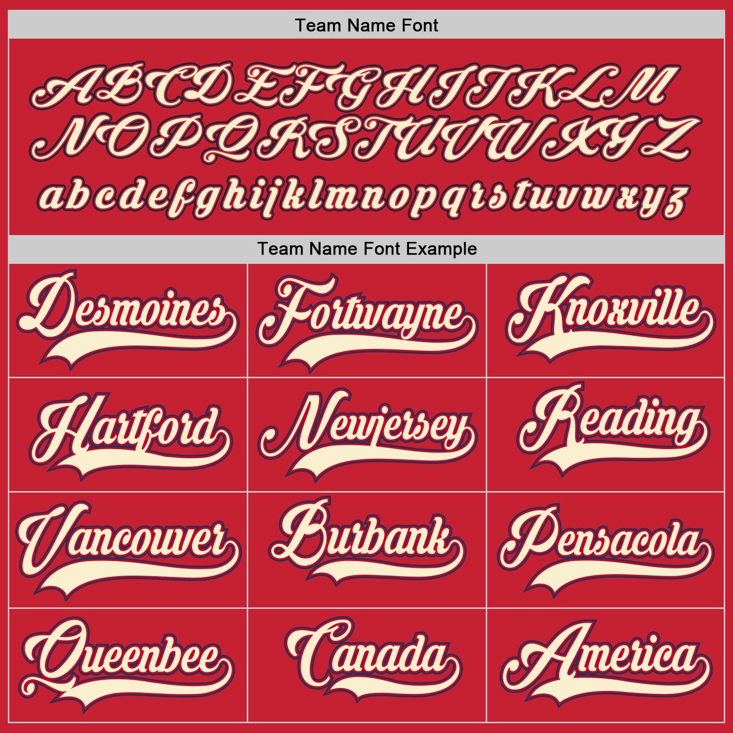 Custom Red Cream-Navy Hockey Jersey view 4