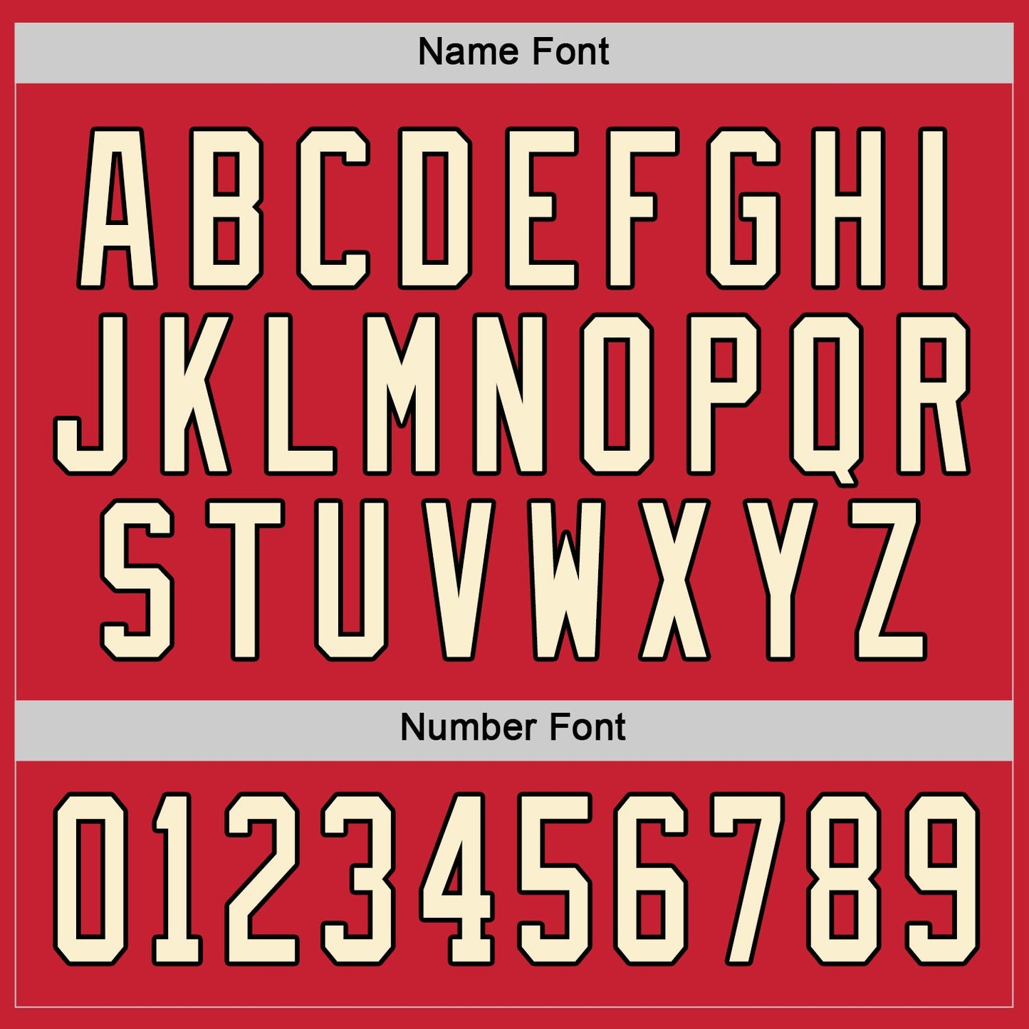 Custom Red Cream-Black Hockey Jersey view 3