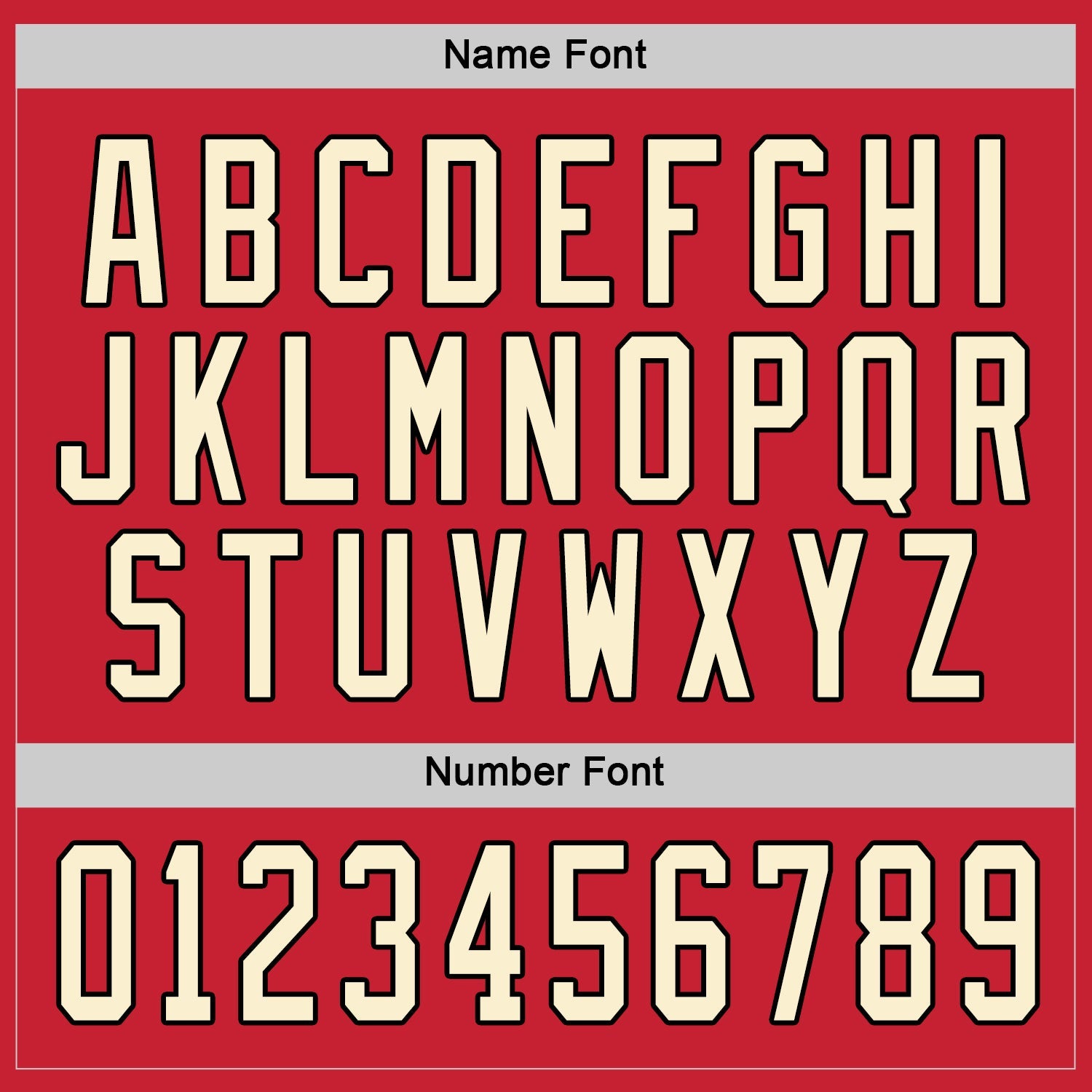 Custom Red Cream-Black Hockey Jersey view 3