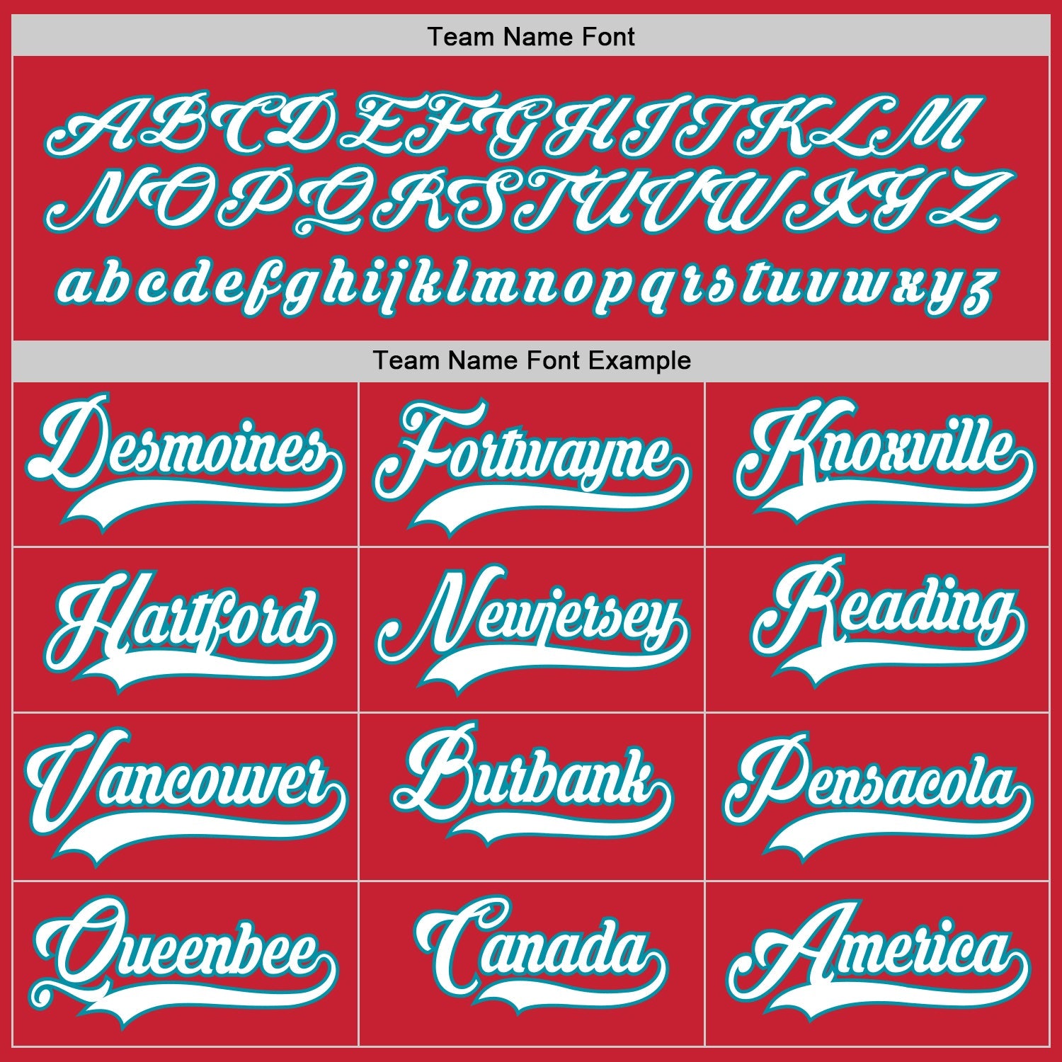 Custom Red White-Teal Hockey Jersey view 4
