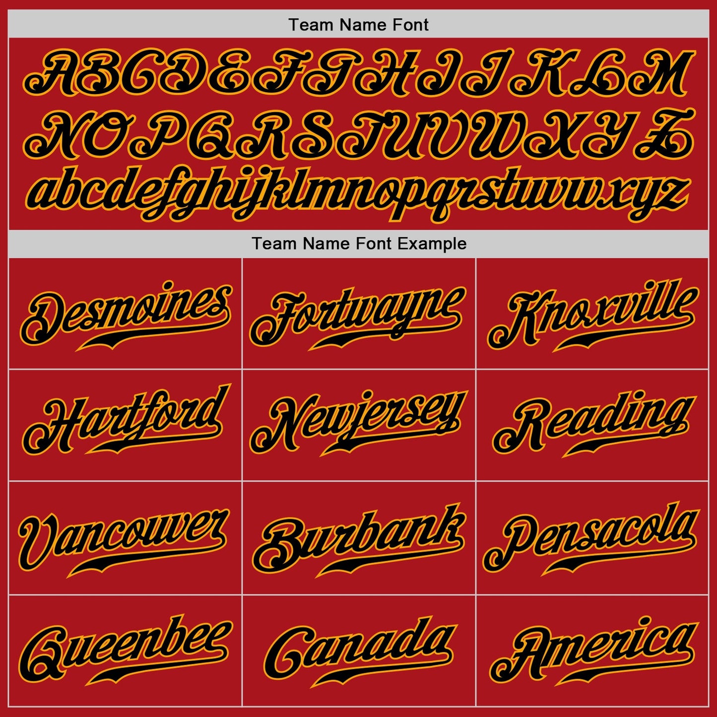 Custom Red Black-Gold Authentic Baseball Jersey view 5