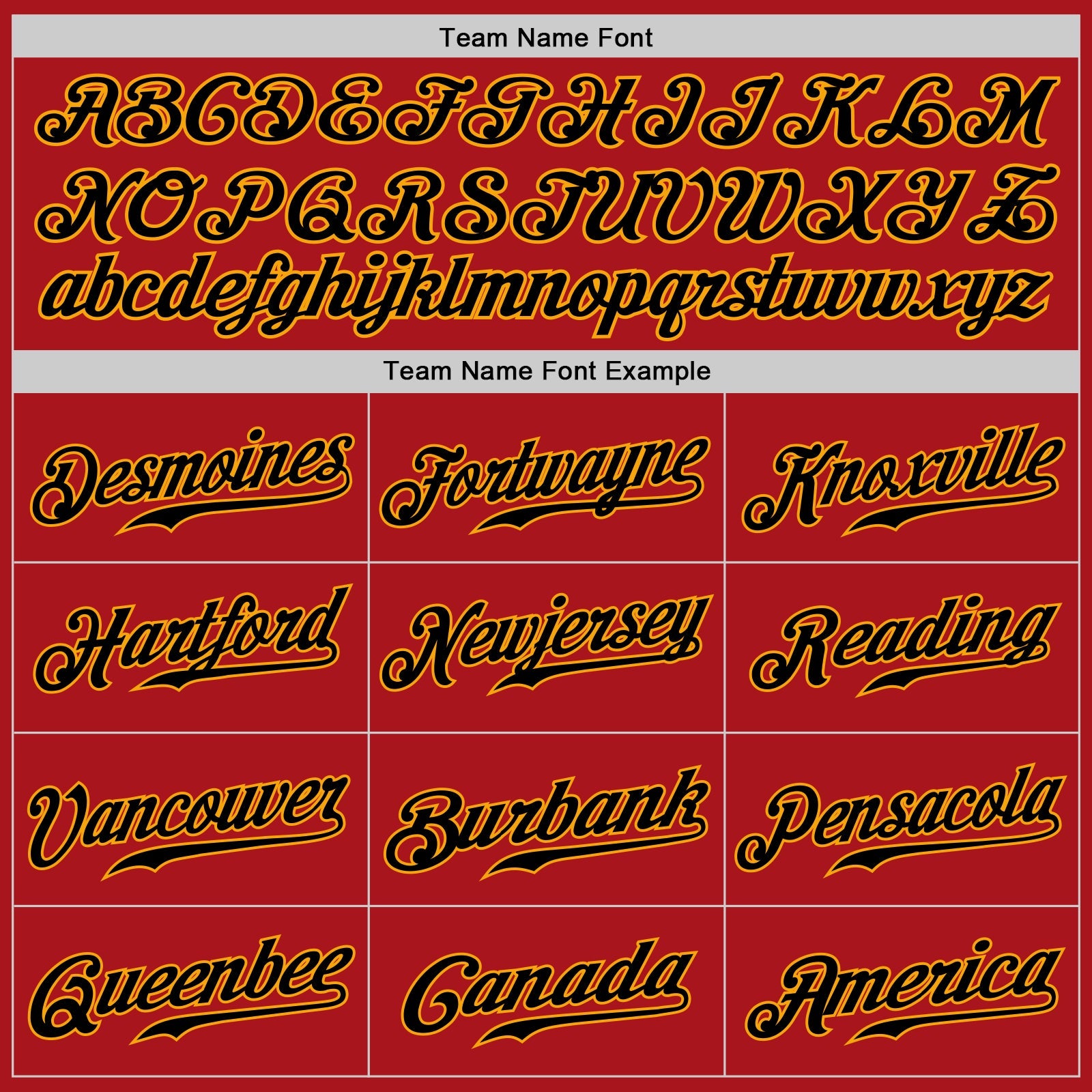 Custom Red Black-Gold Authentic Baseball Jersey view 5