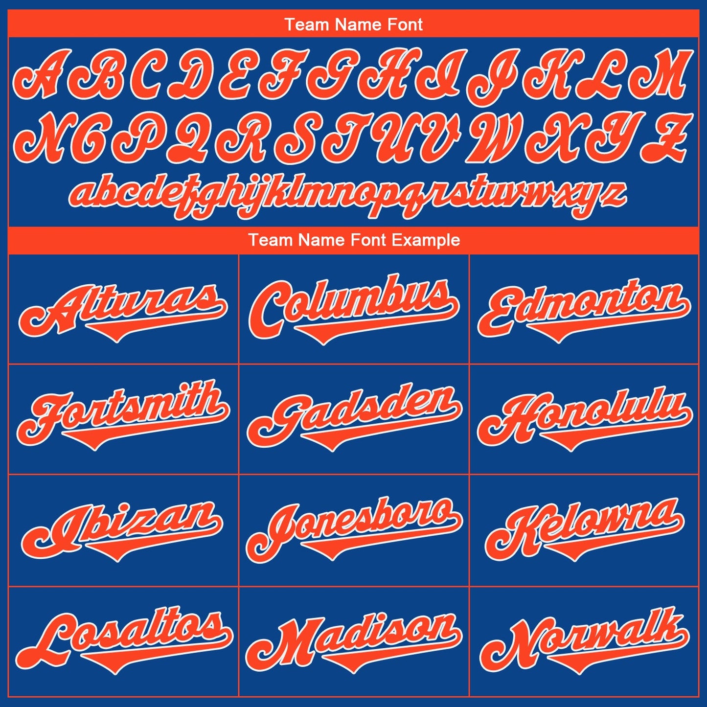 Custom Royal Orange-White Authentic Baseball Jersey view 5
