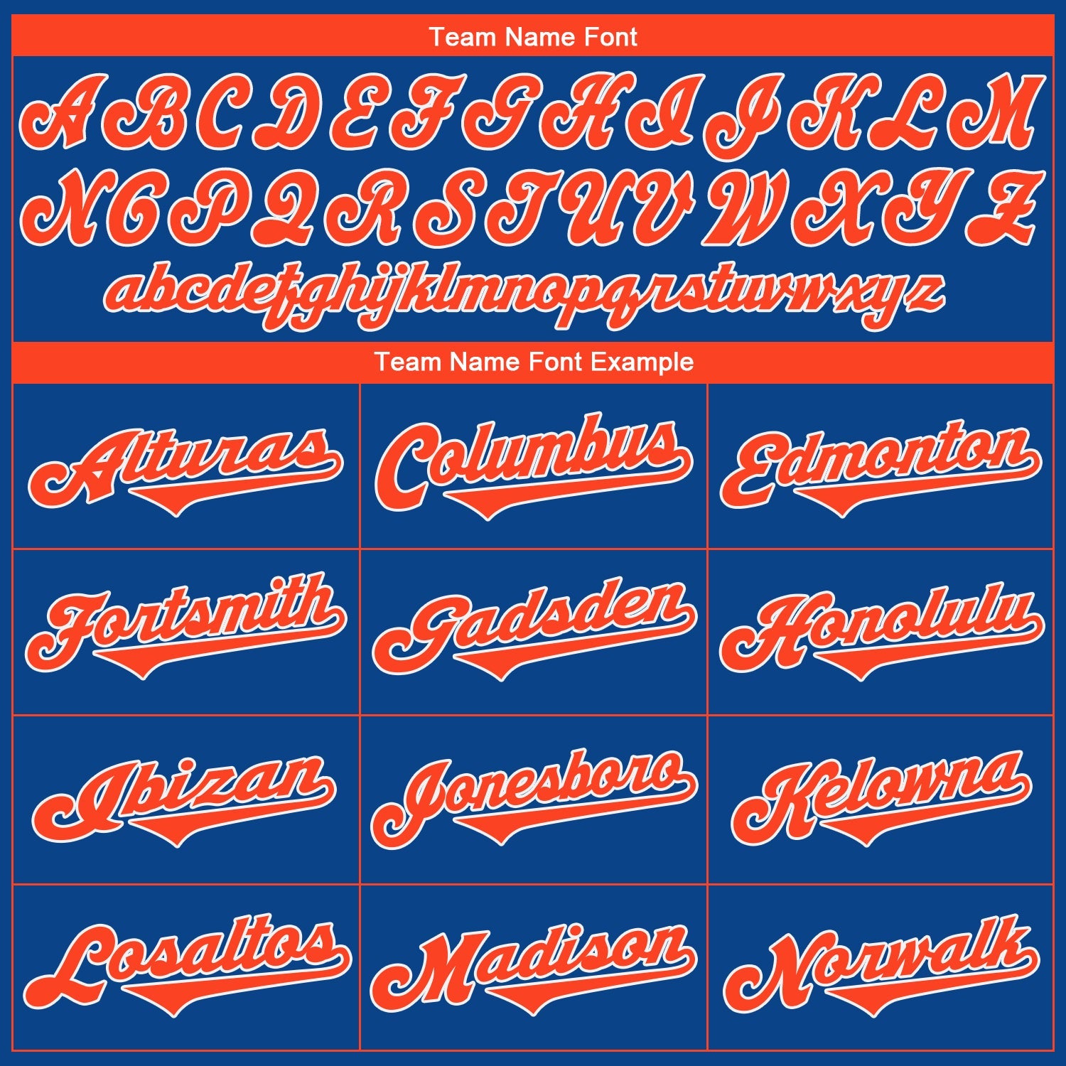 Custom Royal Orange-White Authentic Baseball Jersey view 5