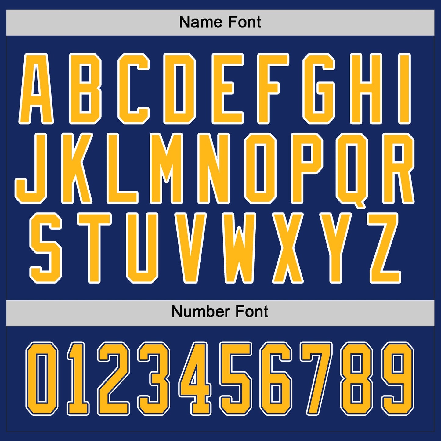 Custom Royal Gold-White Hockey Jersey view 5