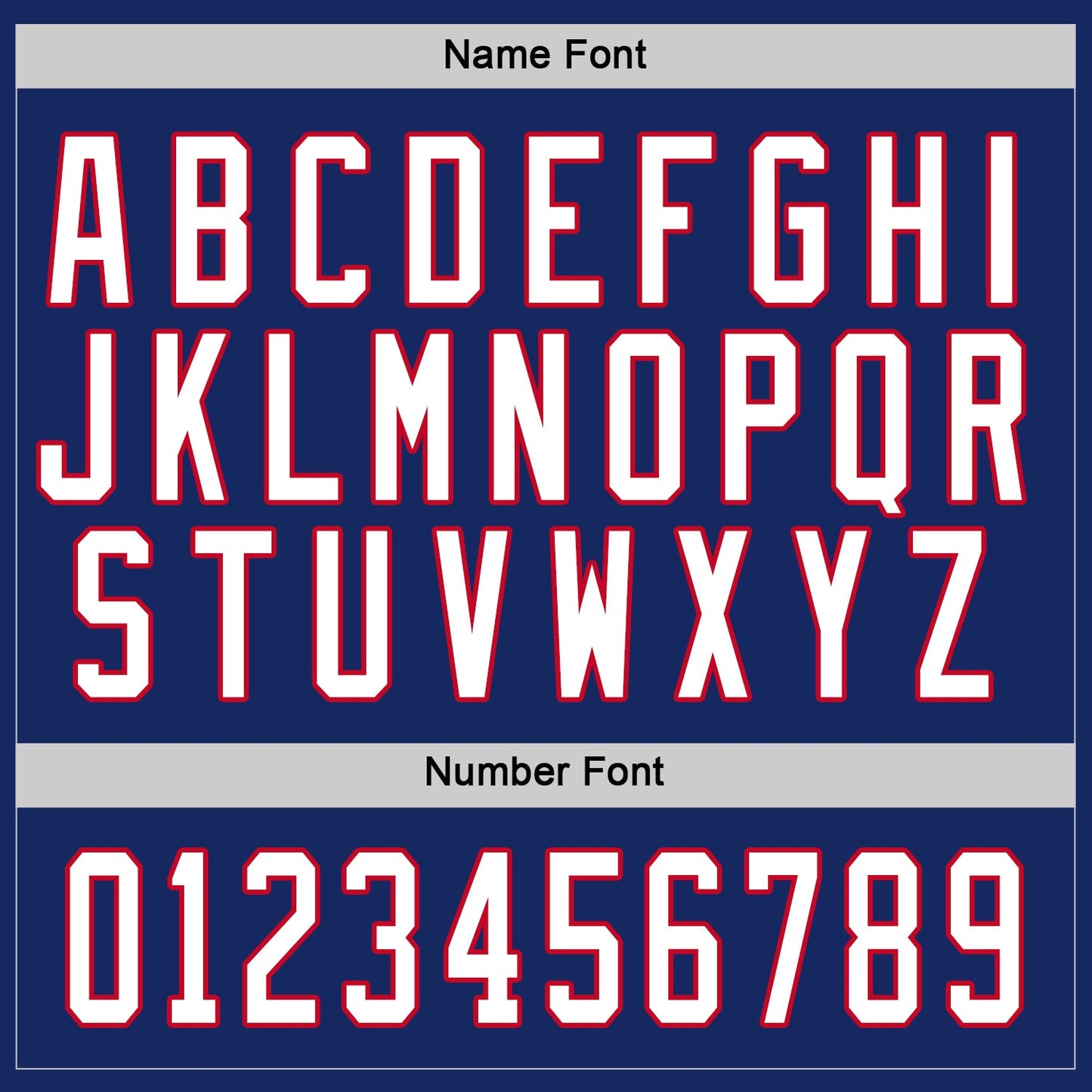 Custom Royal White-Red Hockey Jersey view 3