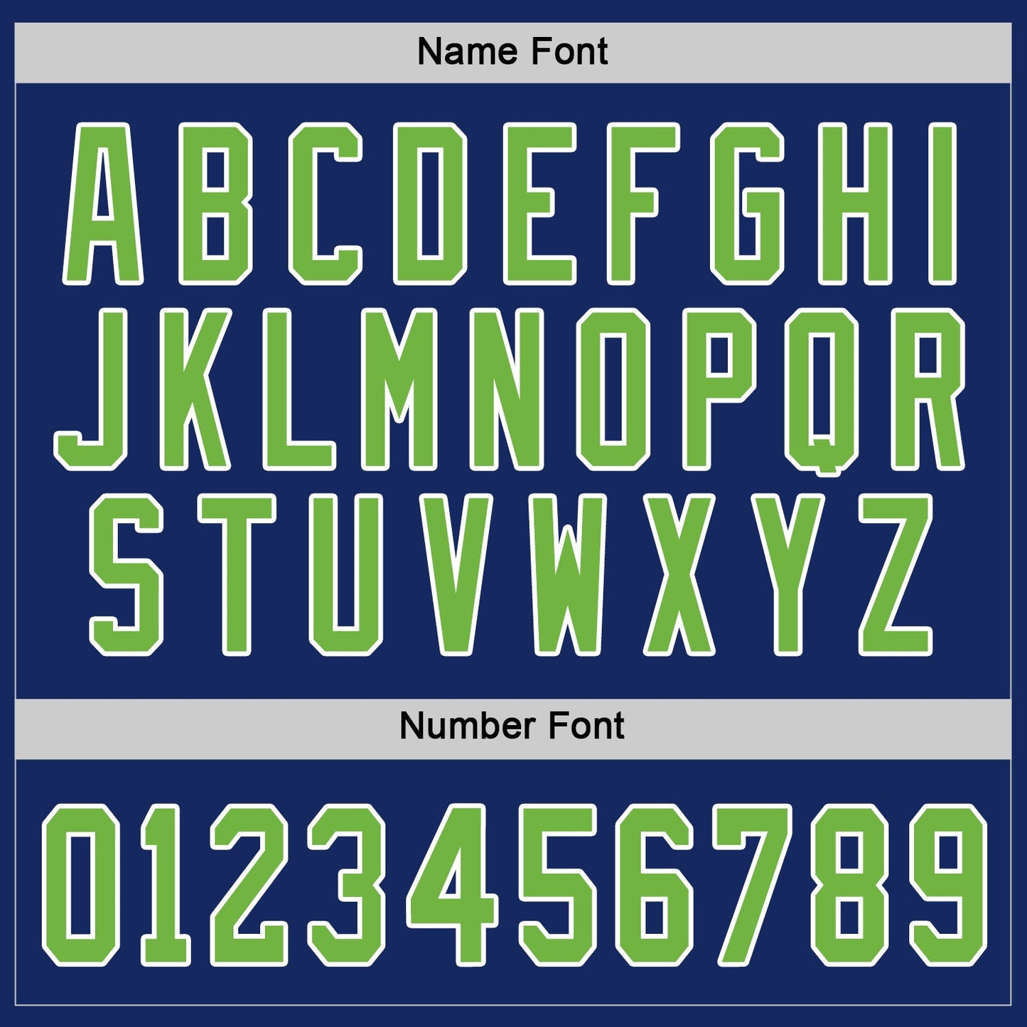 Custom Royal Neon Green-White Hockey Jersey view 3