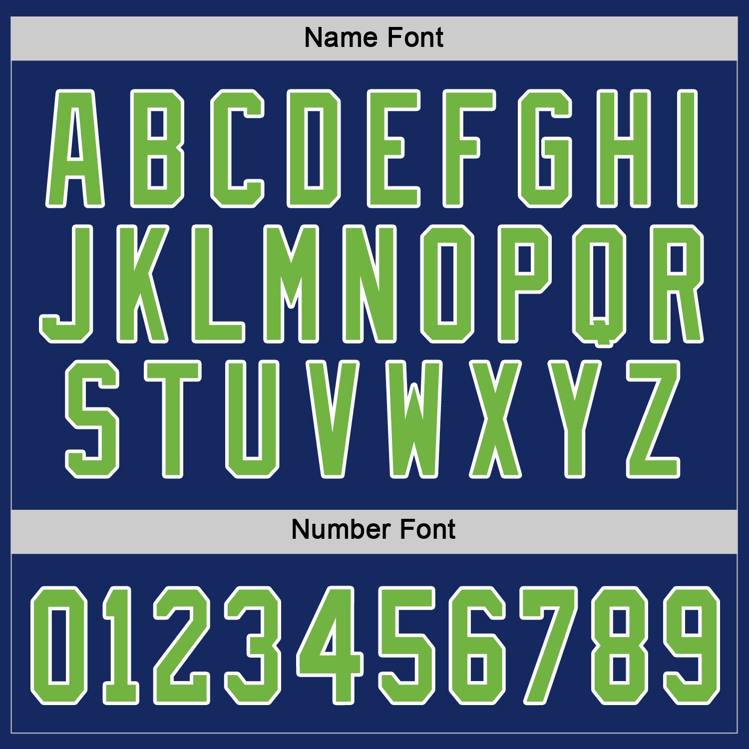 Custom Royal Neon Green-White Hockey Jersey view 3