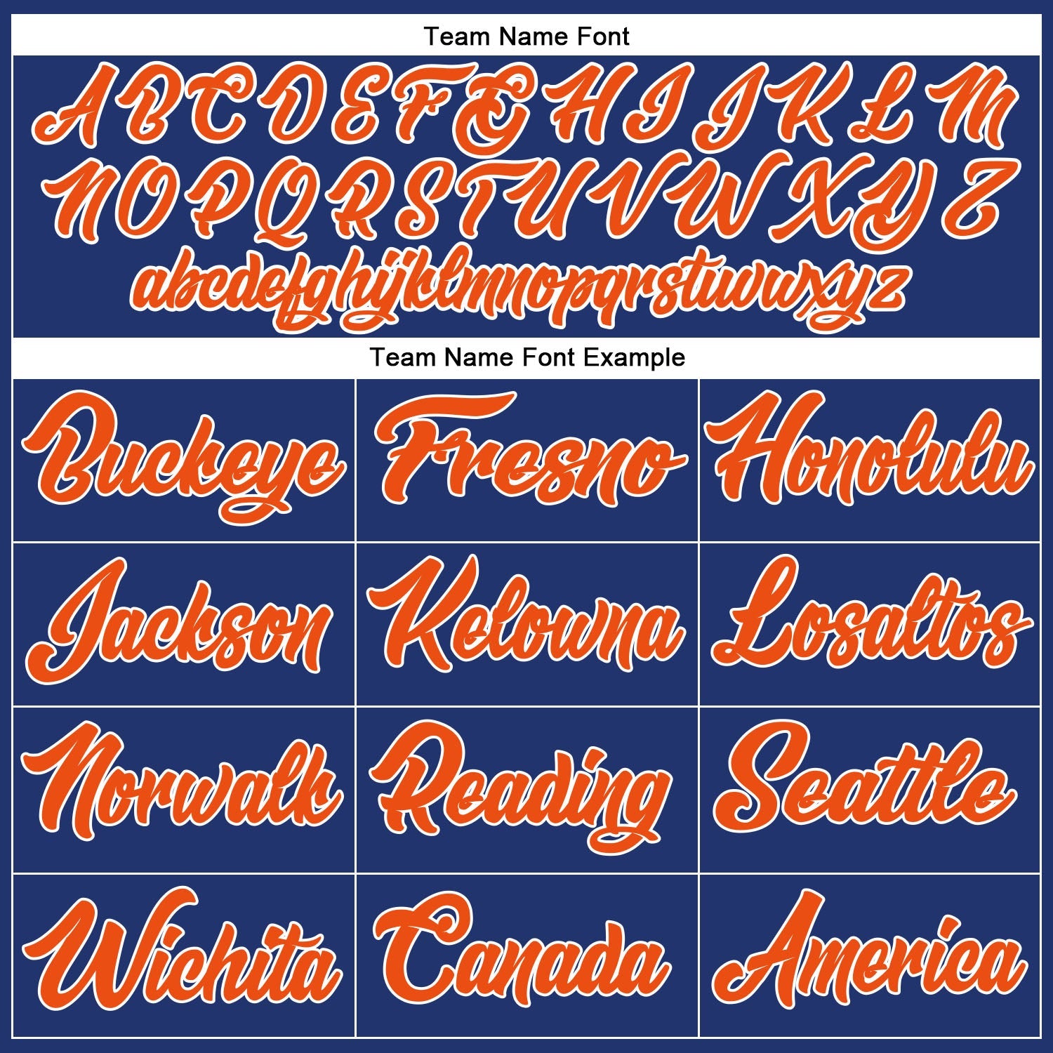 Custom Royal Orange-White Authentic Baseball Jersey view 4