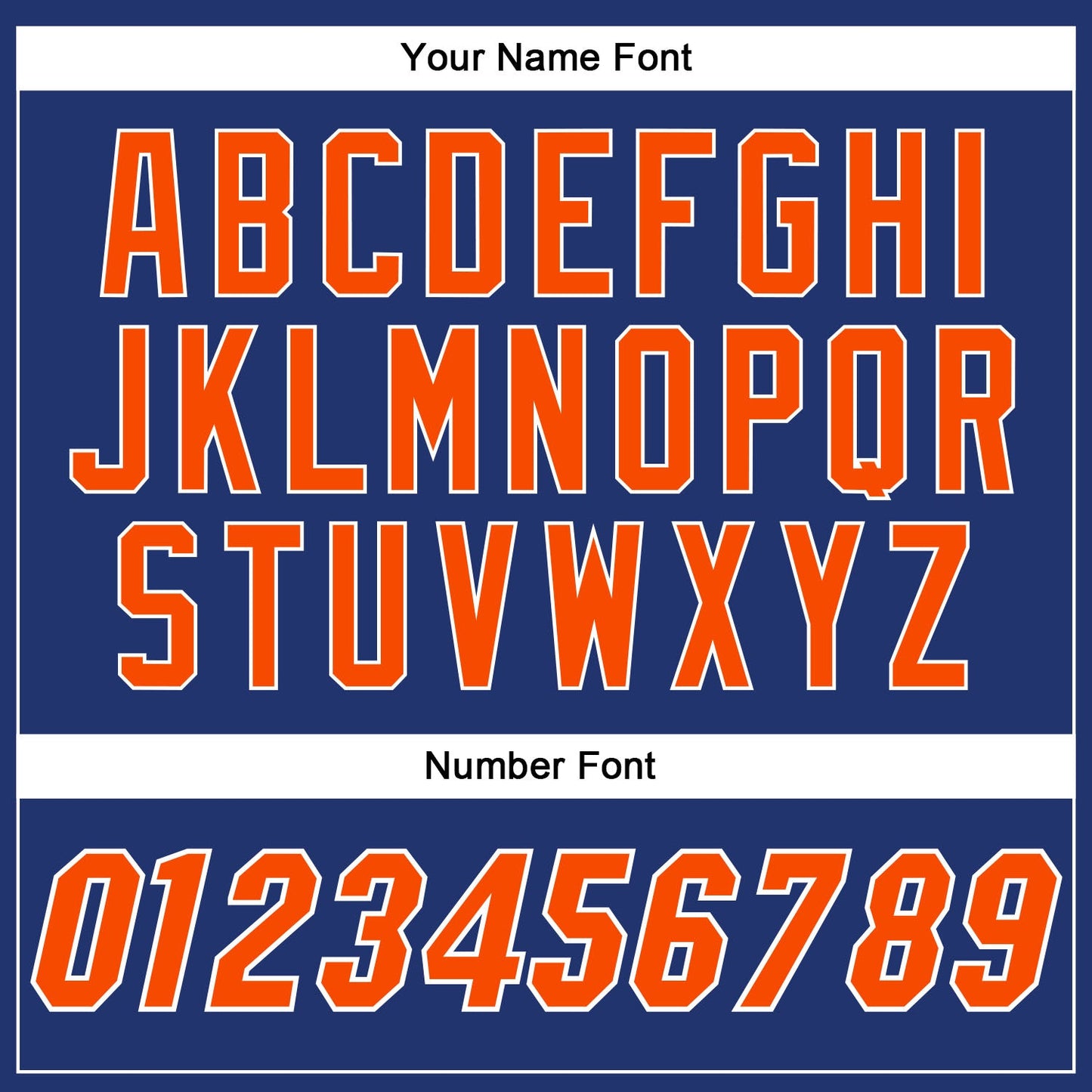 Custom Royal Orange-White Authentic Baseball Jersey view 5