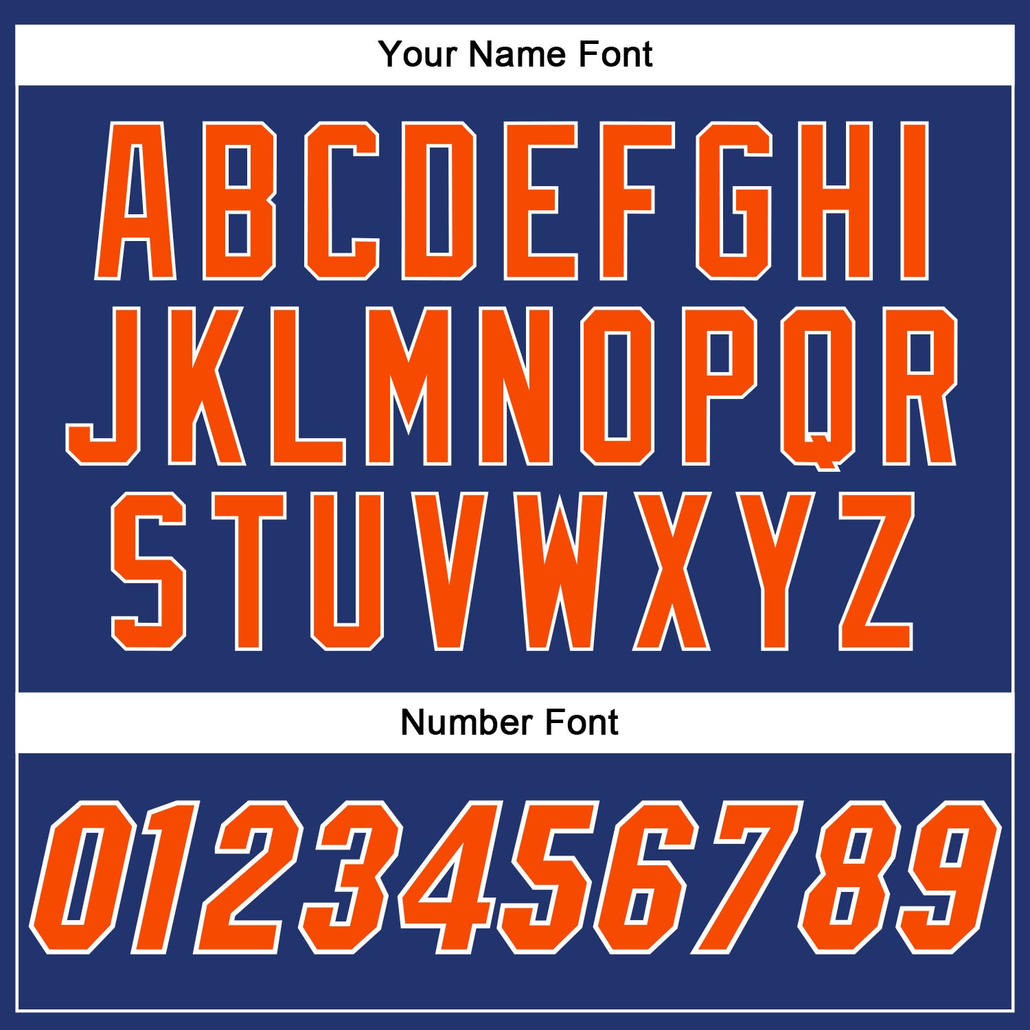 Custom Royal Orange-White Authentic Baseball Jersey view 5