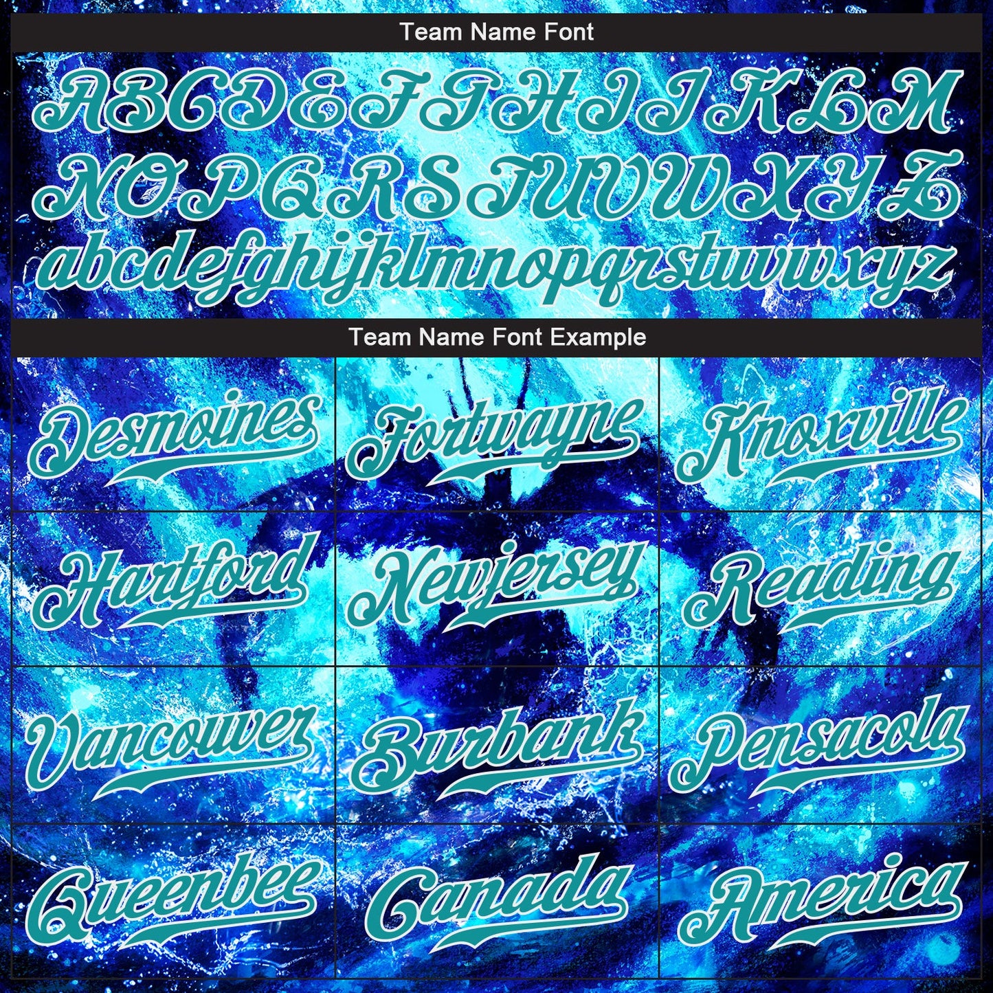 Custom Royal Teal-White 3D Pattern Design Water Dragon Authentic Baseball Jersey view 5