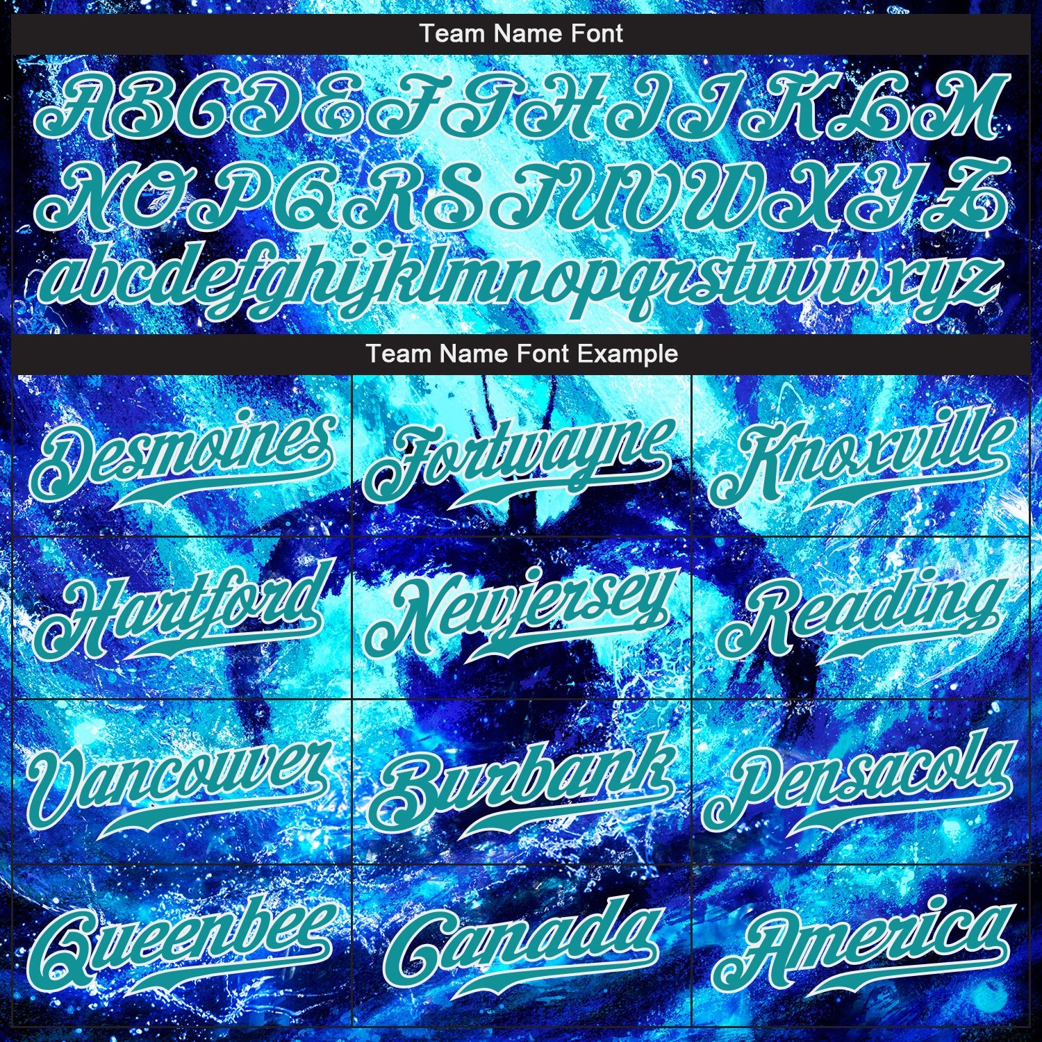 Custom Royal Teal-White 3D Pattern Design Water Dragon Authentic Baseball Jersey view 5