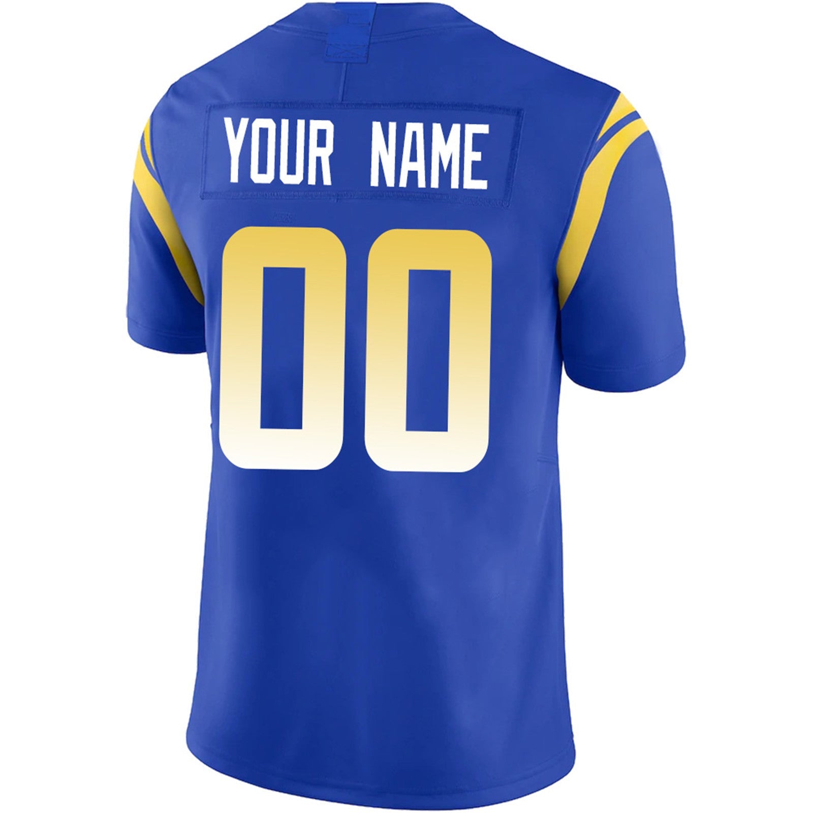 Custom LA.Rams Football Jerseys Team Player or Personalized Design Your Own Name for Men's Women's Youth Jerseys Navy view 6
