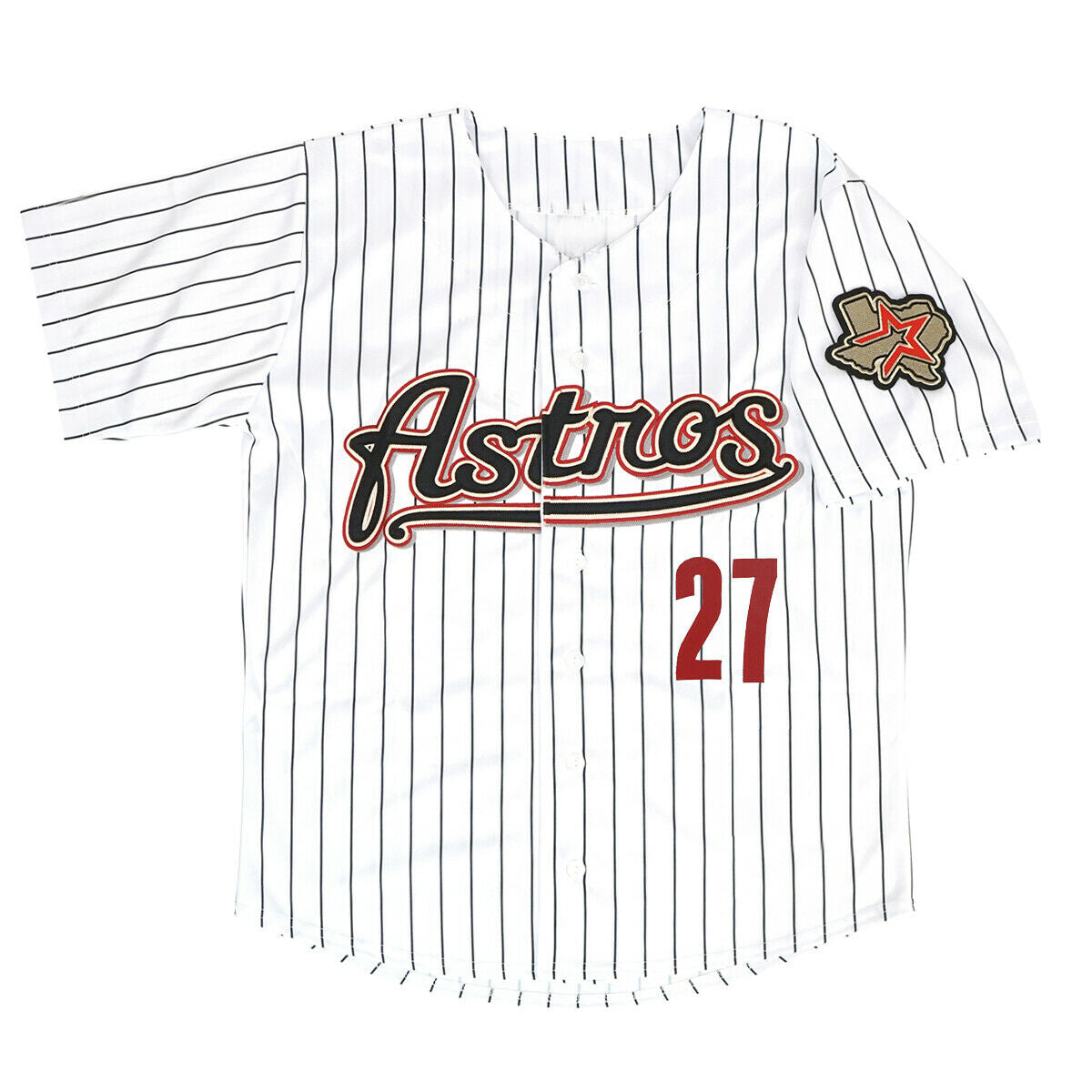 Jose Altuve 2012 Houston Astros White Men's Jersey view 2