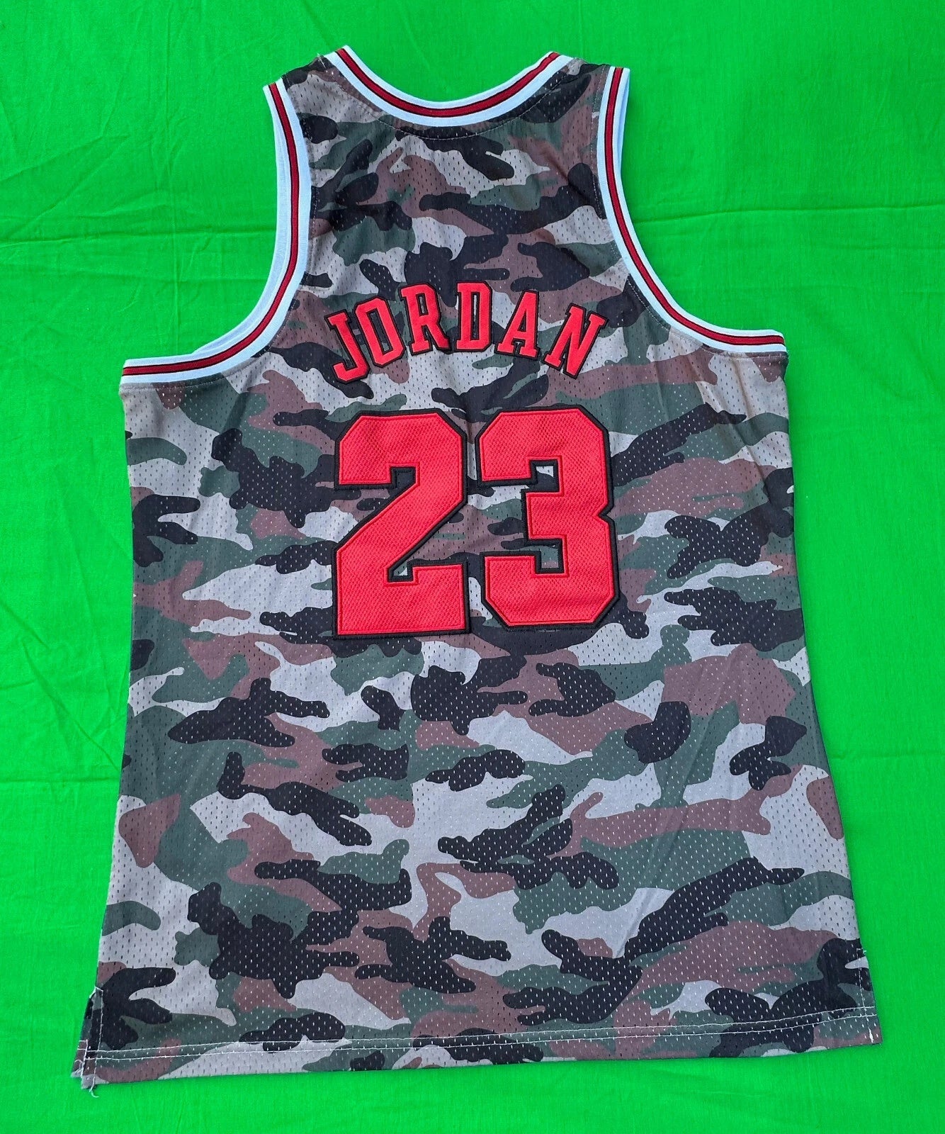C.Bulls #23 Michael Jordan Mitchell & Ness 1997-98 American Basketball Jersey - Main View