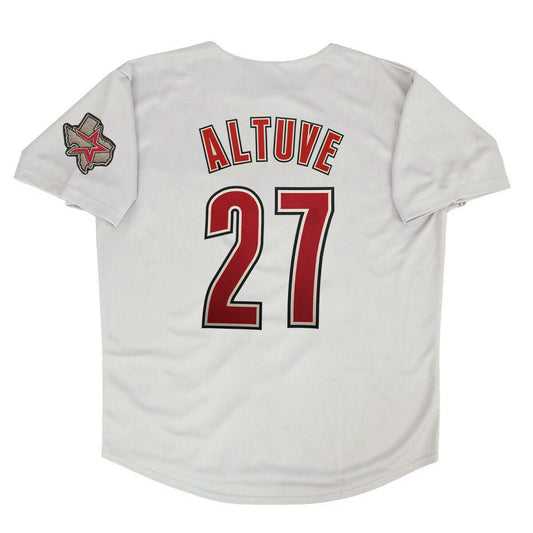 Men's Jose Altuve 2012 Houston Astros White Jersey - Main View